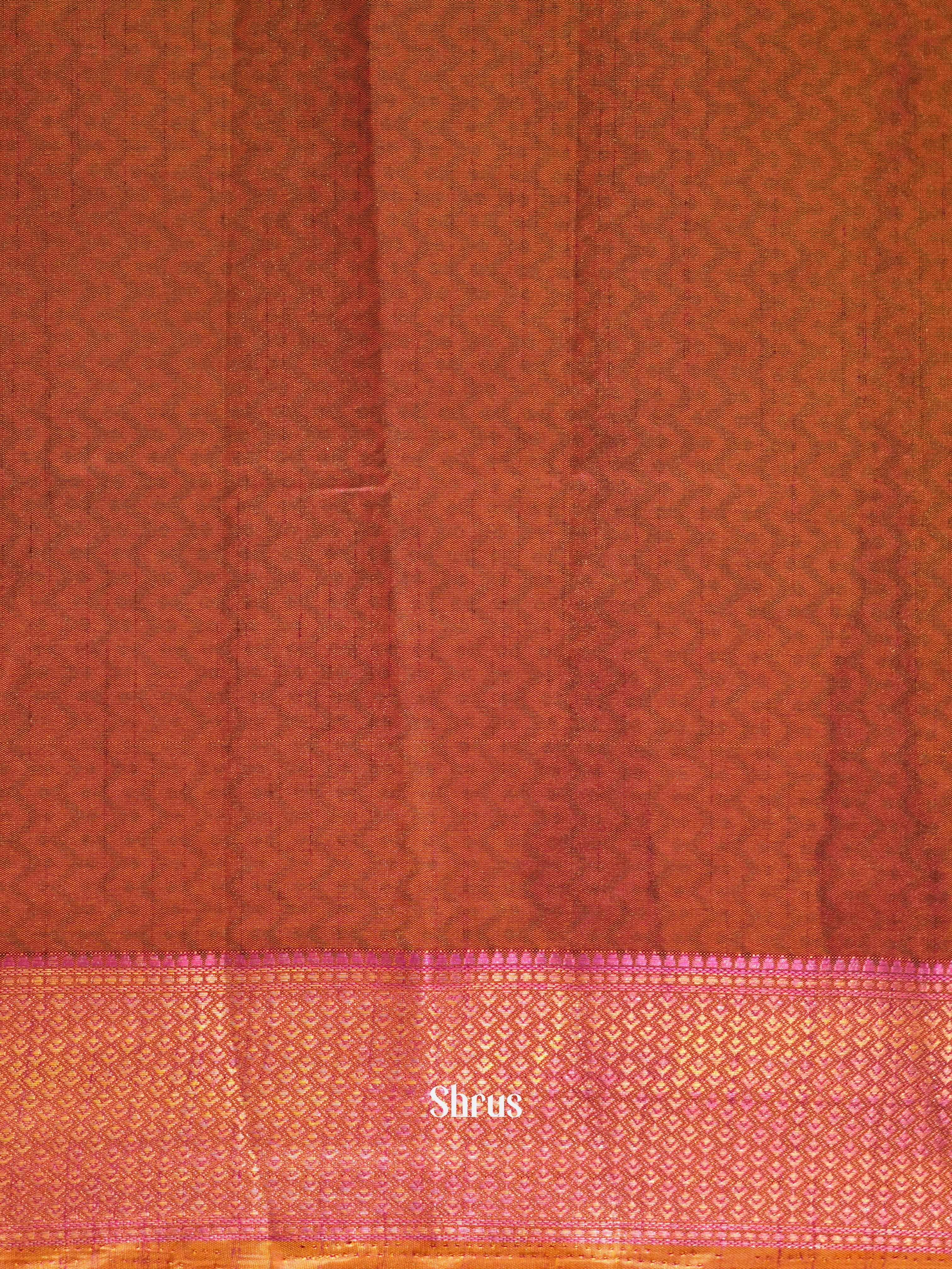 Brown & Brick - Semi patola Saree - Shop on ShrusEternity.com