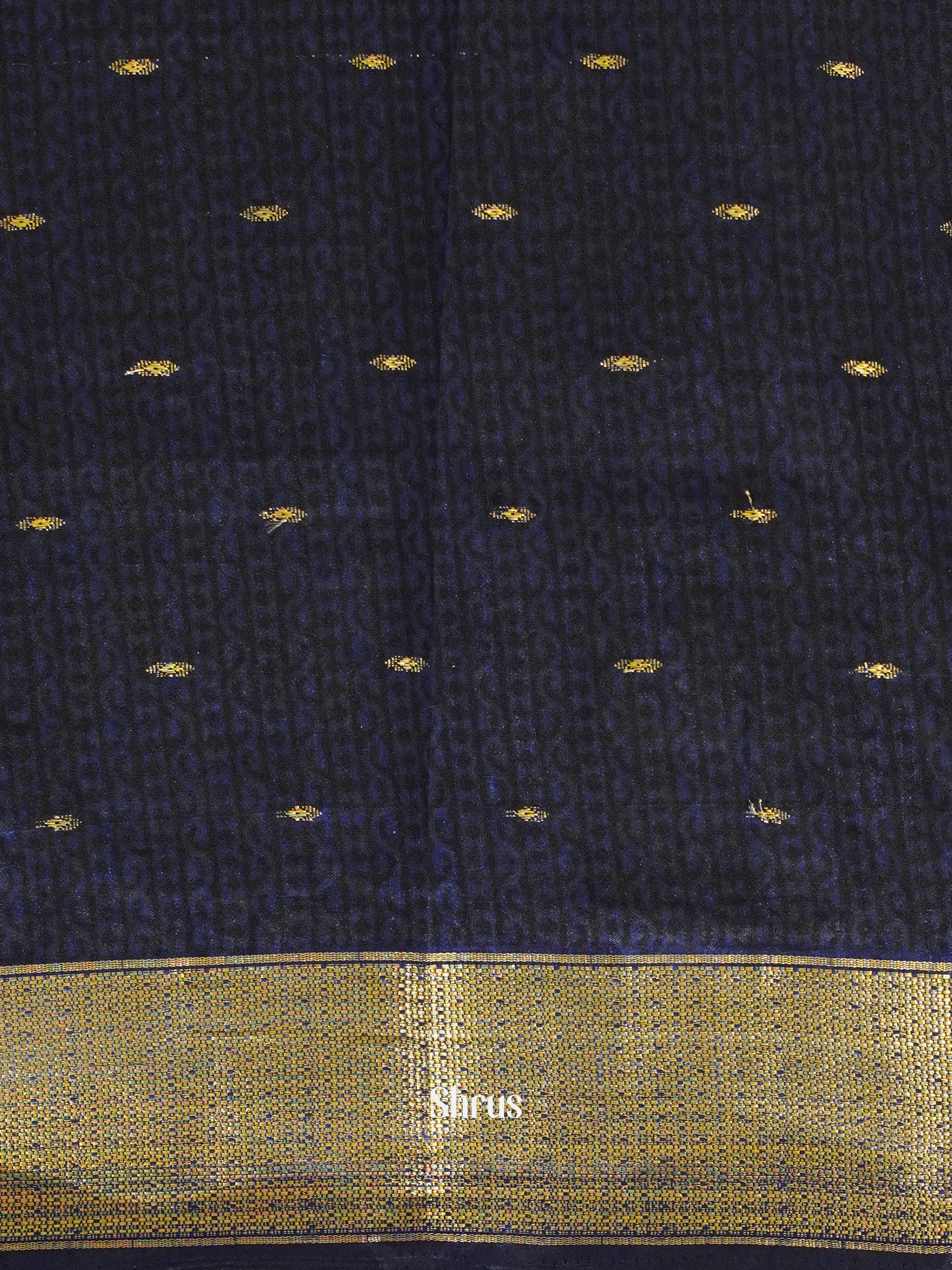 Purple & Blue - Semi Patola Saree - Shop on ShrusEternity.com