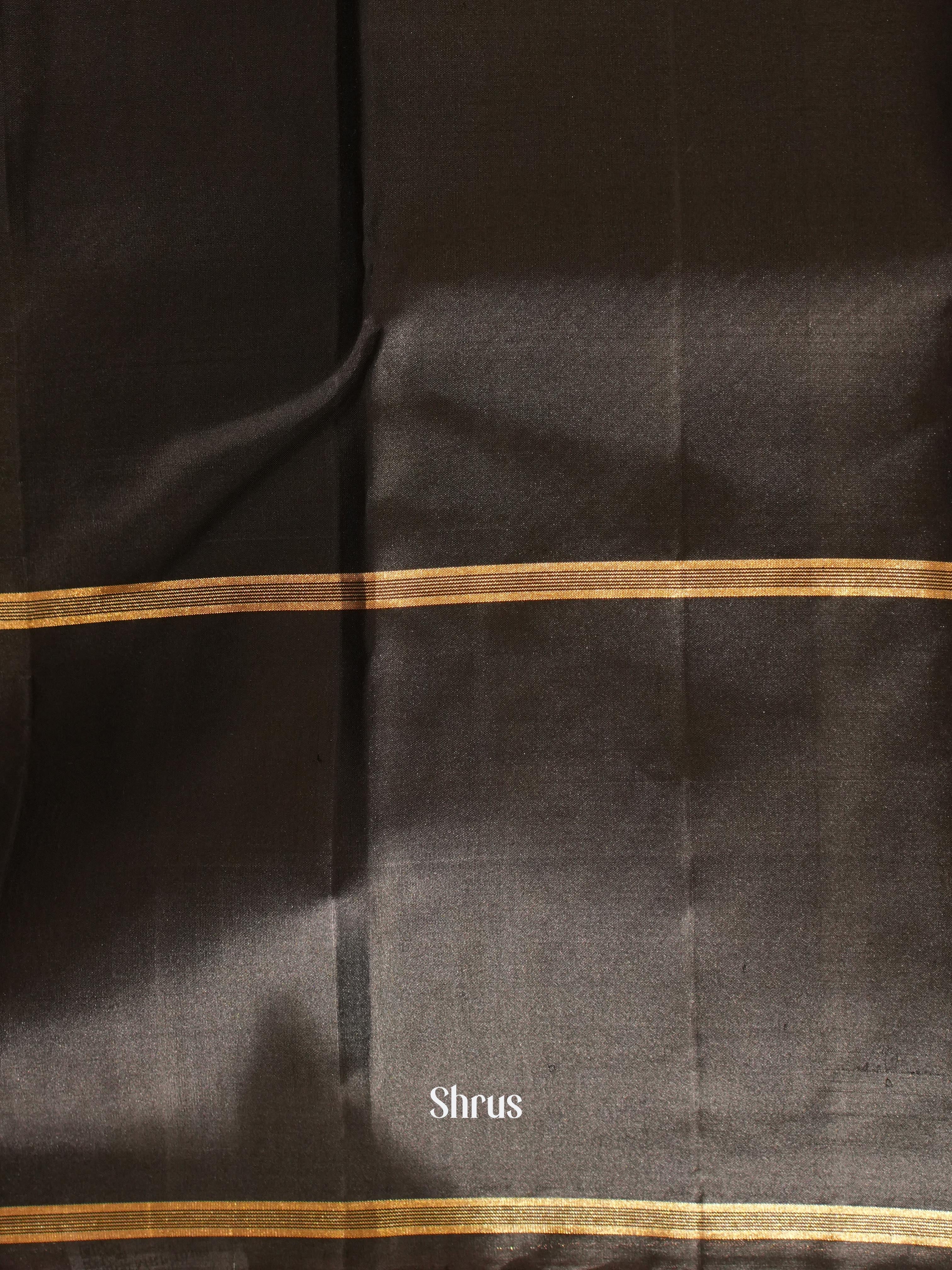 Purple & Black - Soft Silk Saree - Shop on ShrusEternity.com