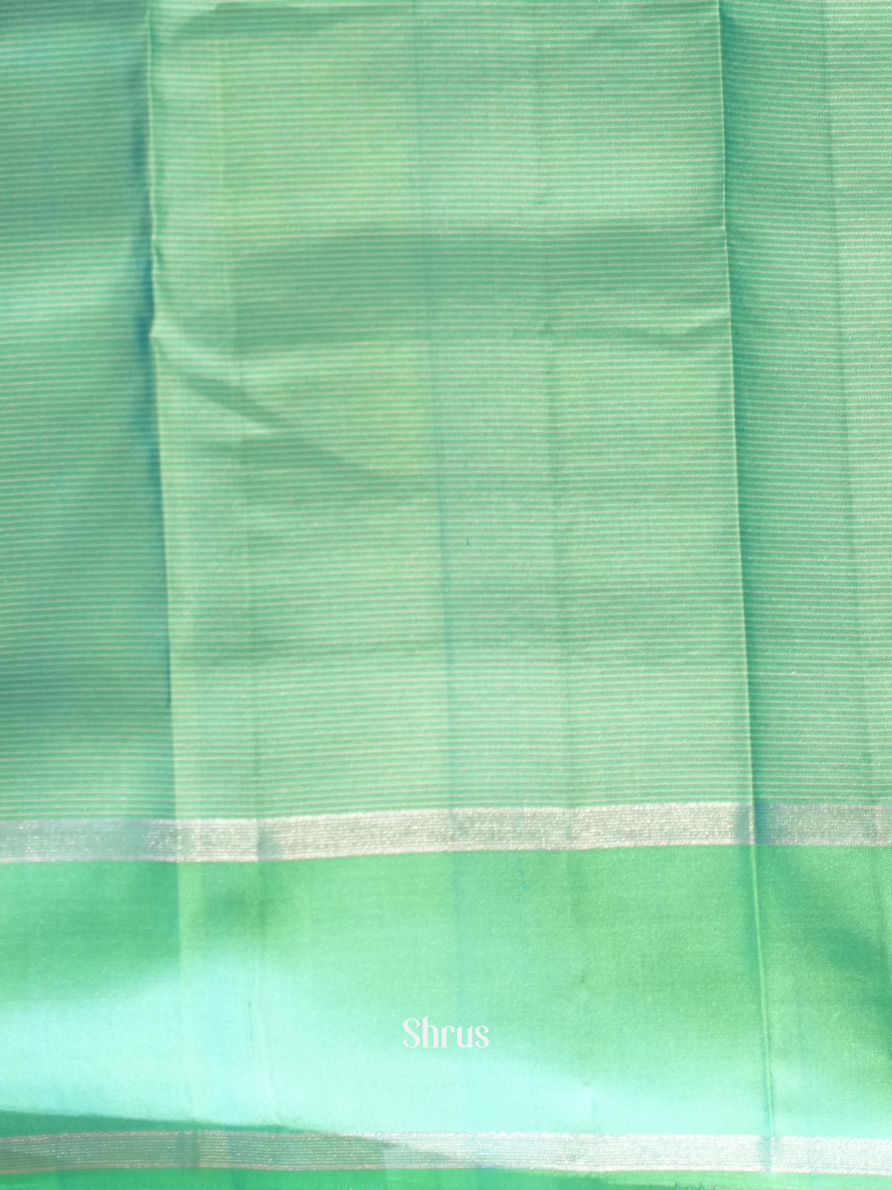 Purple & Teal Green - Soft Silk Saree - Shop on ShrusEternity.com