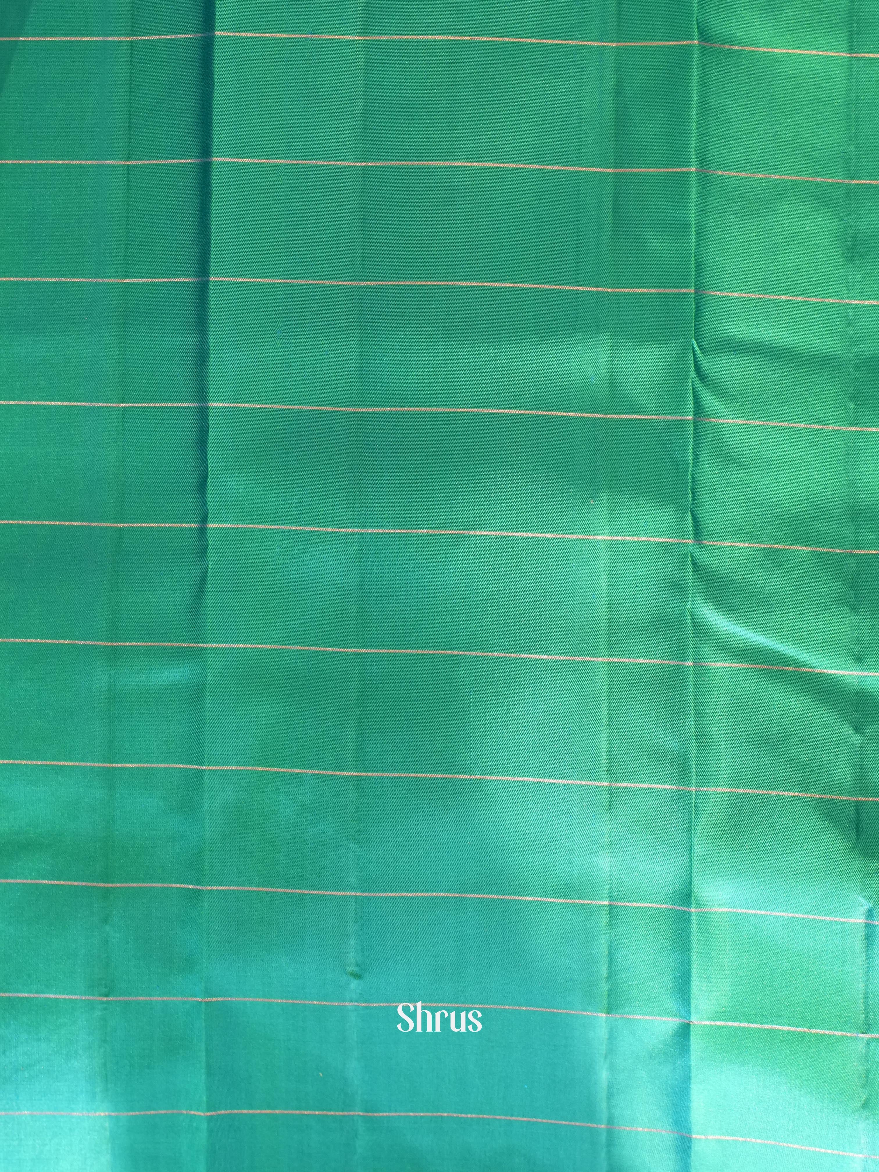 Violet & Green - Soft Silk Saree - Shop on ShrusEternity.com