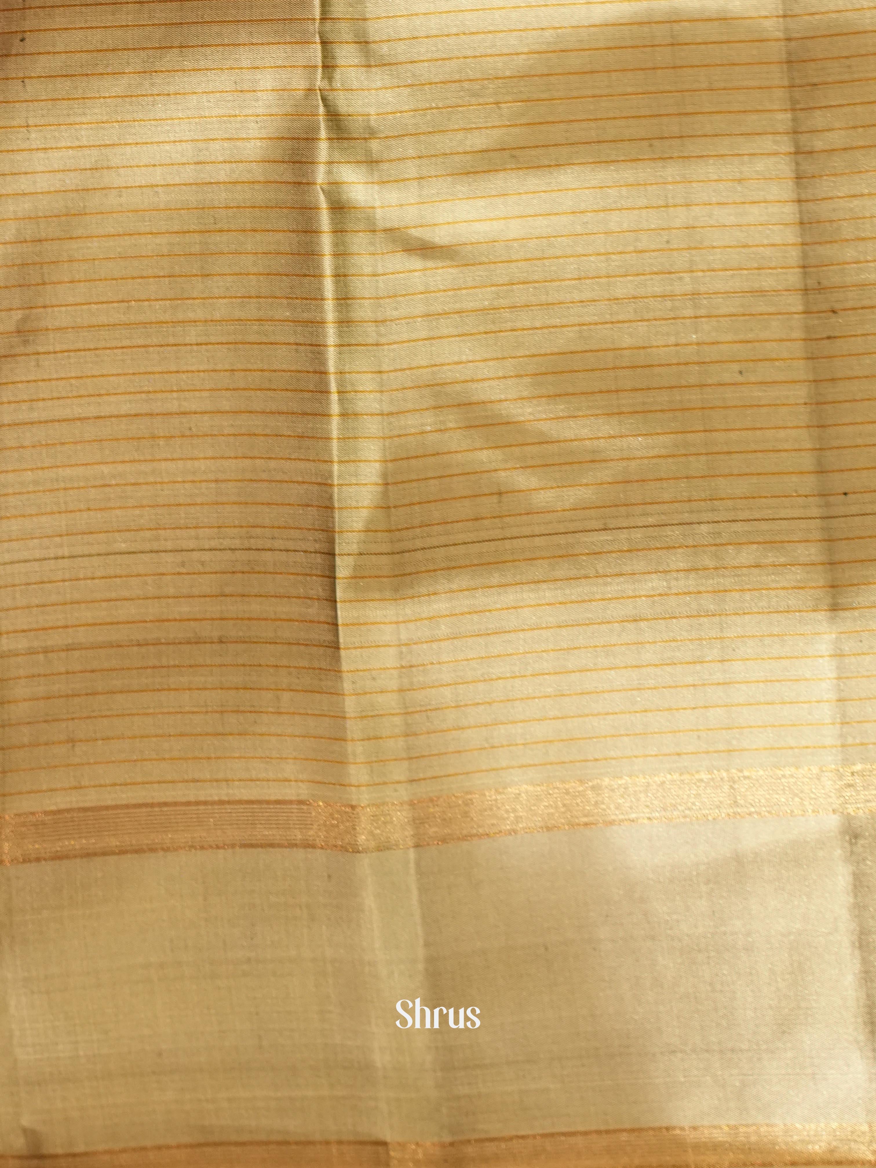 Brown & Gold - Soft Silk Saree - Shop on ShrusEternity.com