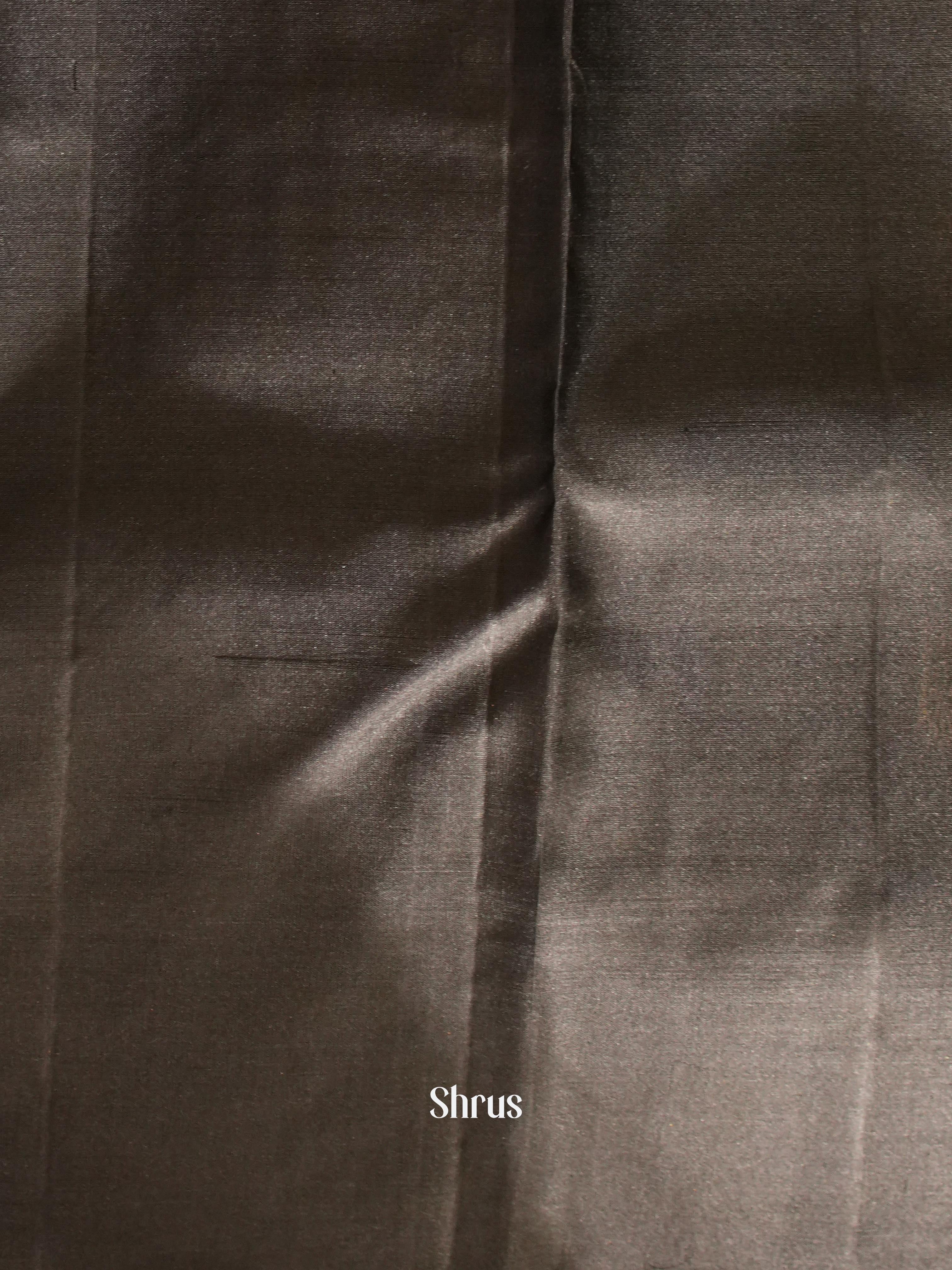 Green & Black - Soft Silk Saree - Shop on ShrusEternity.com