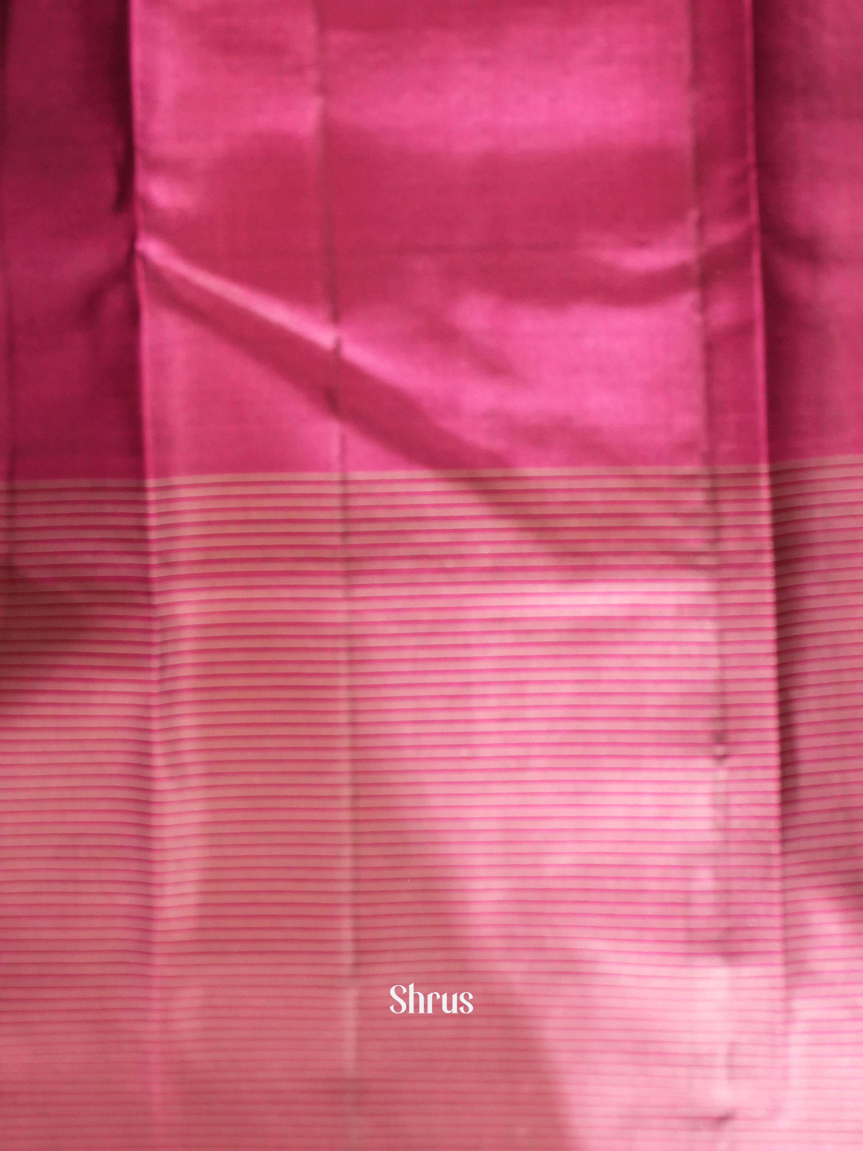 Black & Purple - Soft Silk Saree - Shop on ShrusEternity.com