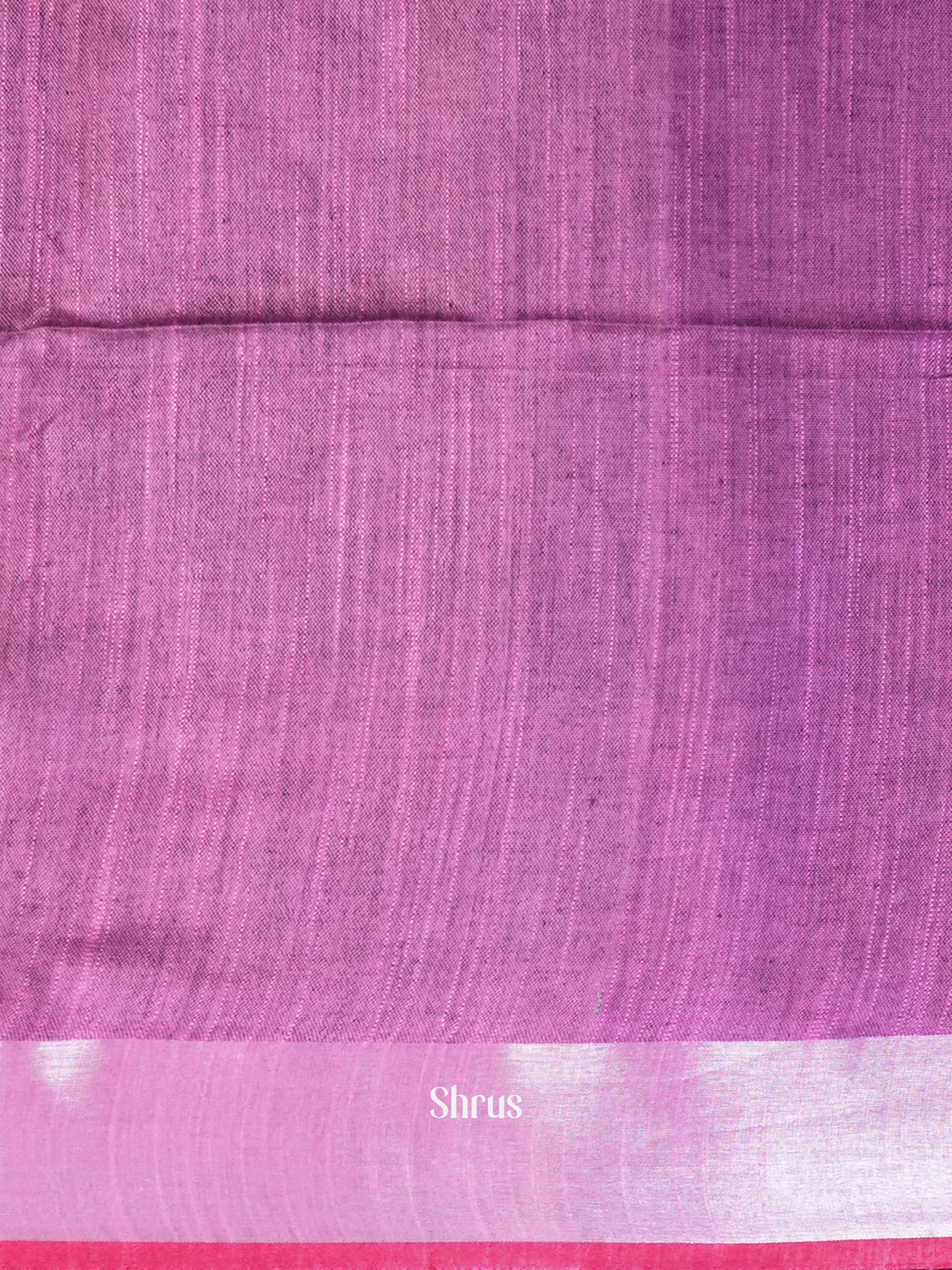 Green & Pink - Semi Ikkat Saree - Shop on ShrusEternity.com