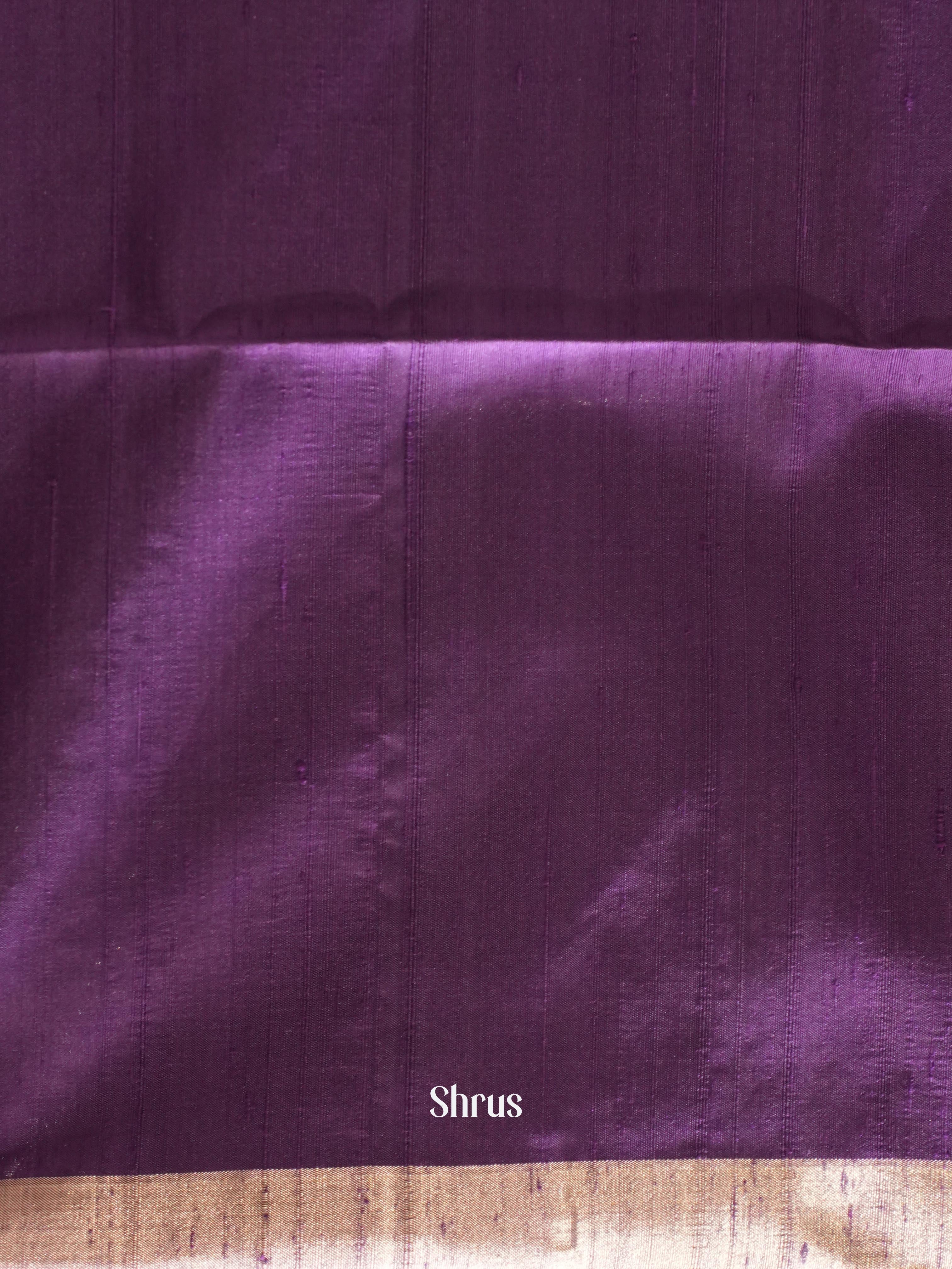 Violet(Single Tone) - Soft Silk Saree - Shop on ShrusEternity.com