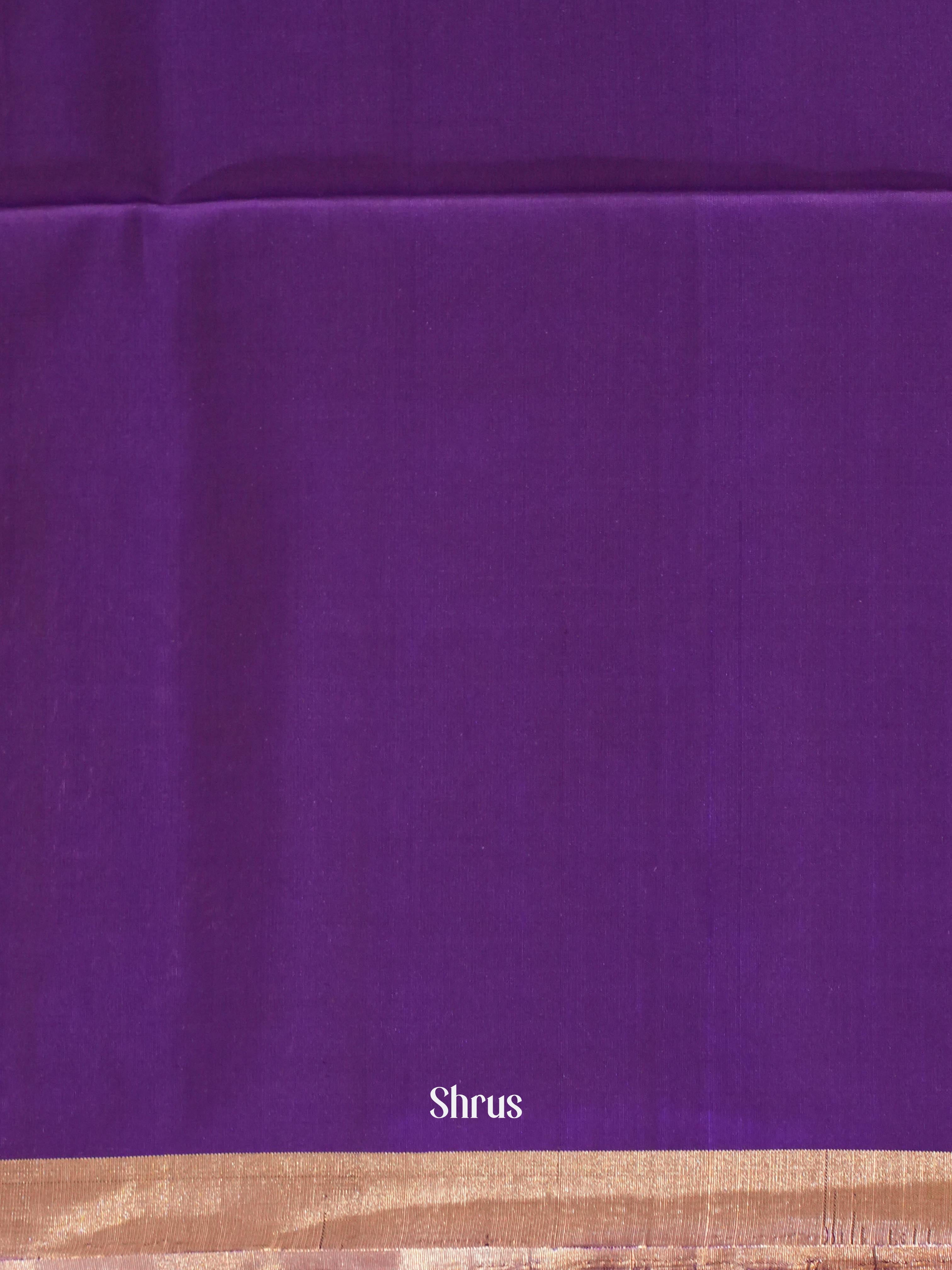 Violet(Single Tone) - Soft Silk Saree - Shop on ShrusEternity.com