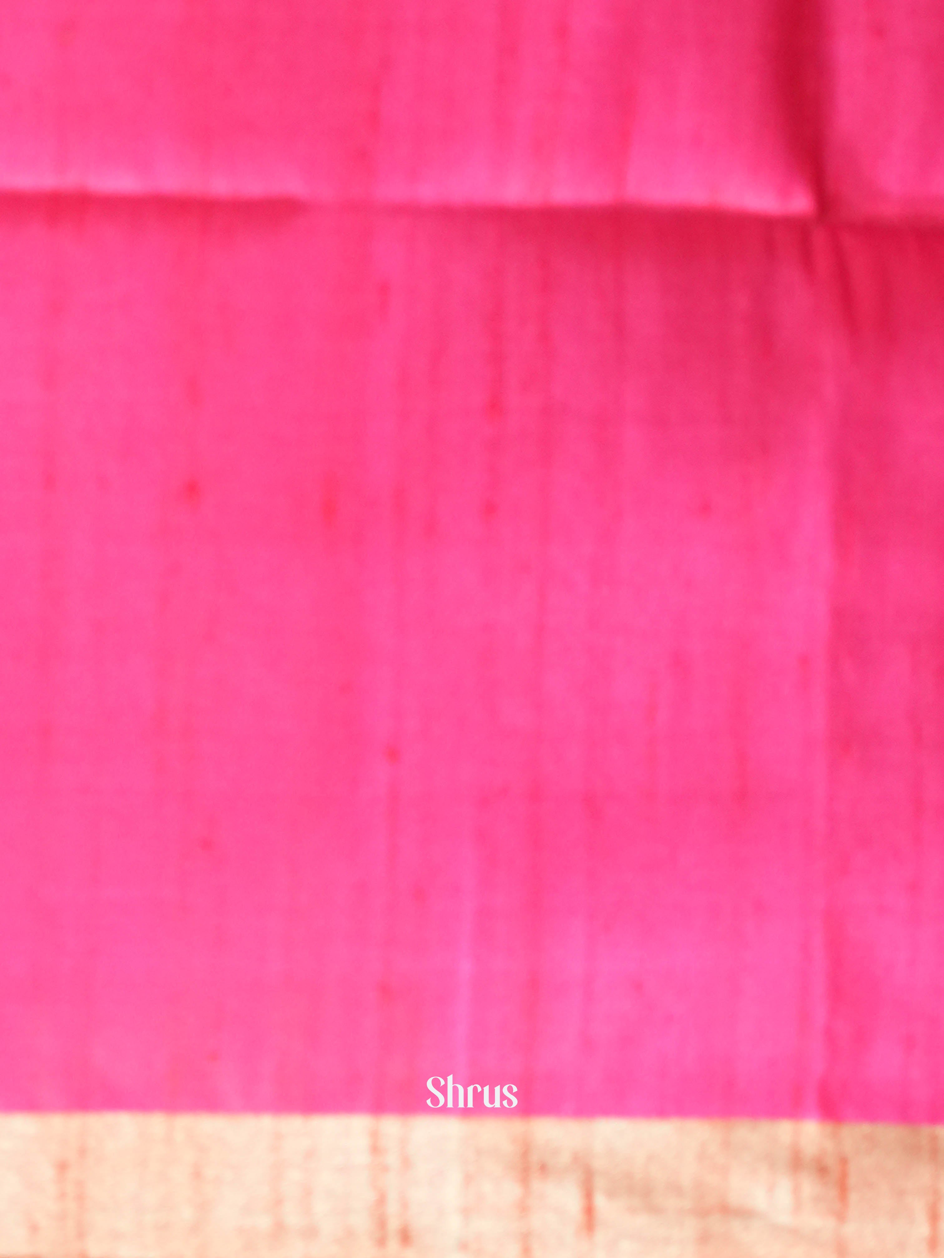 Pink(Single Tone) - Soft Silk Saree - Shop on ShrusEternity.com