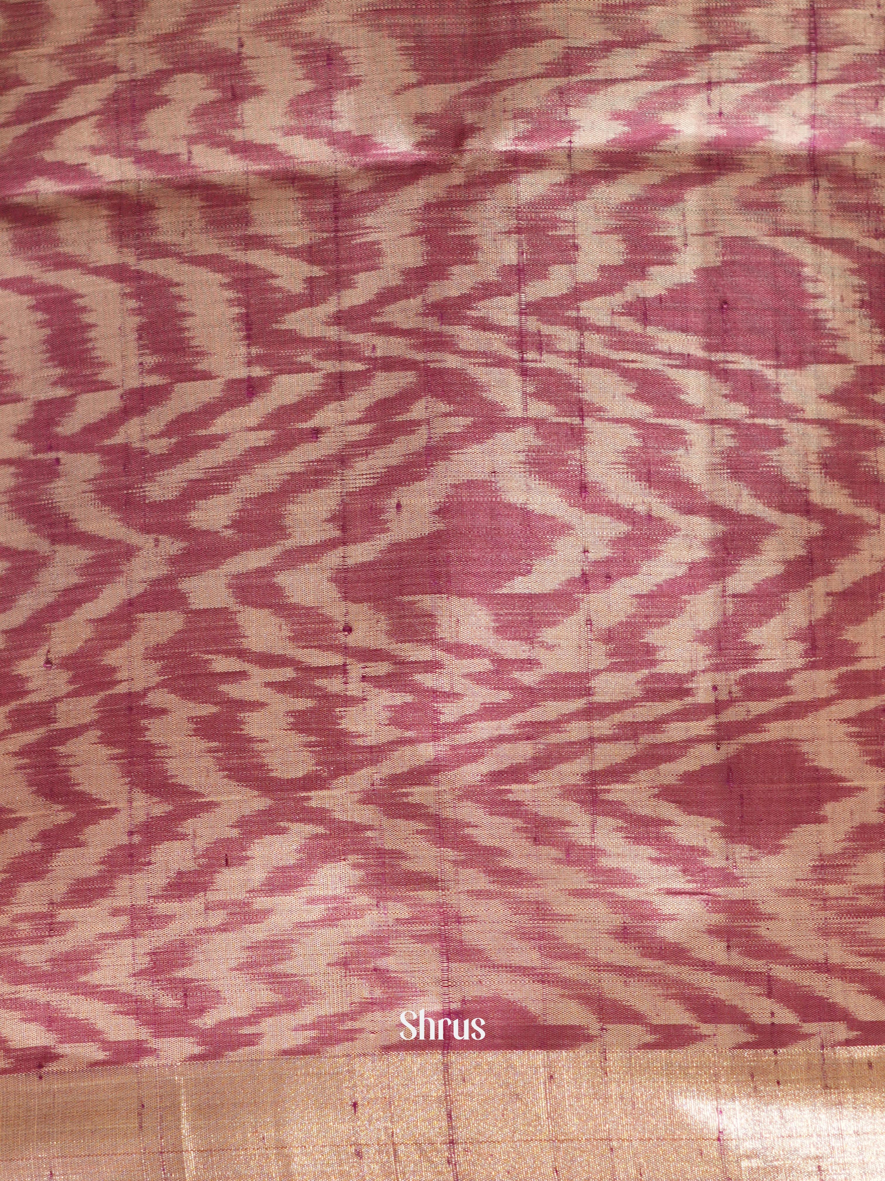 Purple & Onion Pink- Soft Silk Saree - Shop on ShrusEternity.com