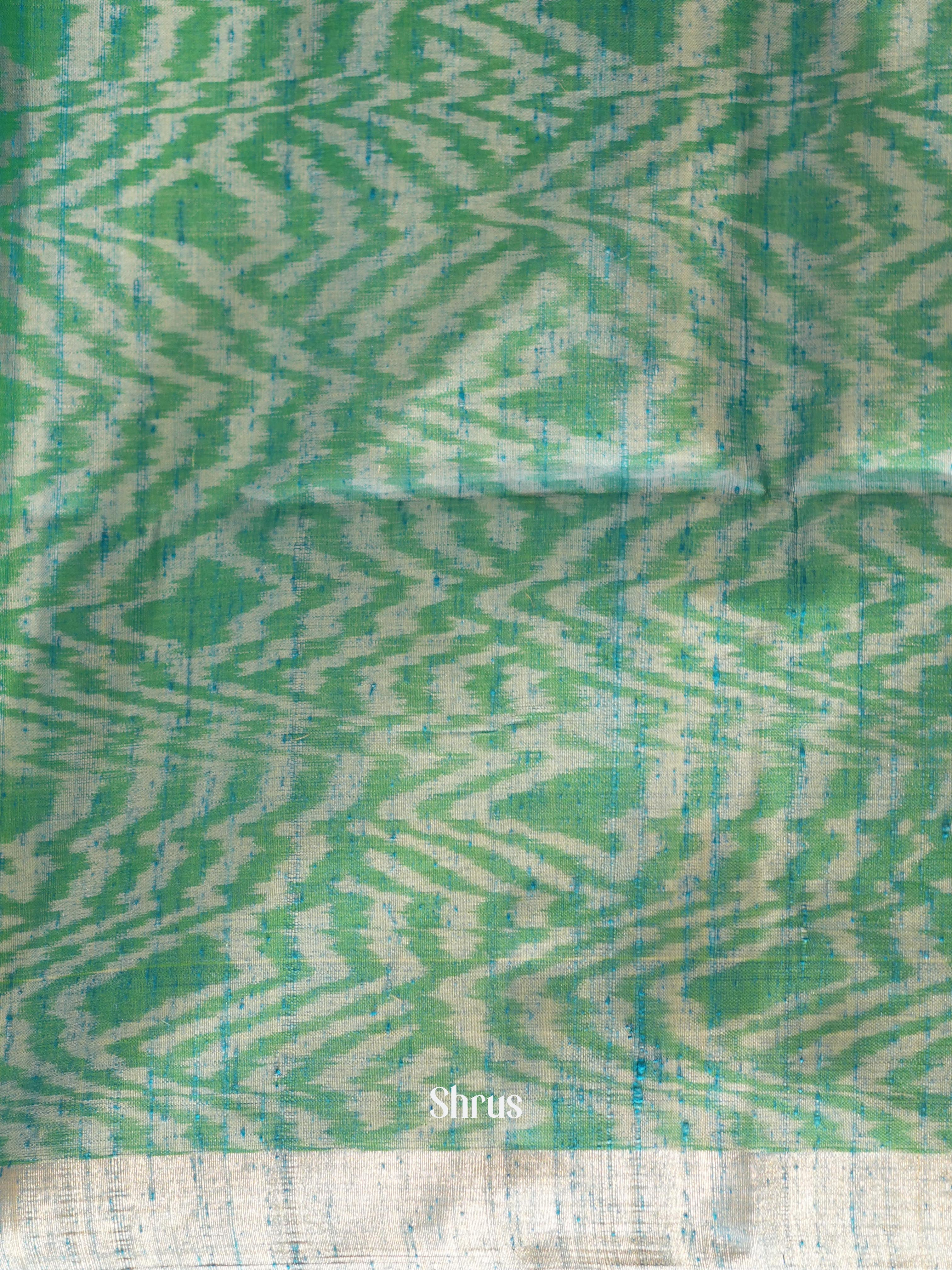 Green (Single Tone)- Soft Silk Saree - Shop on ShrusEternity.com