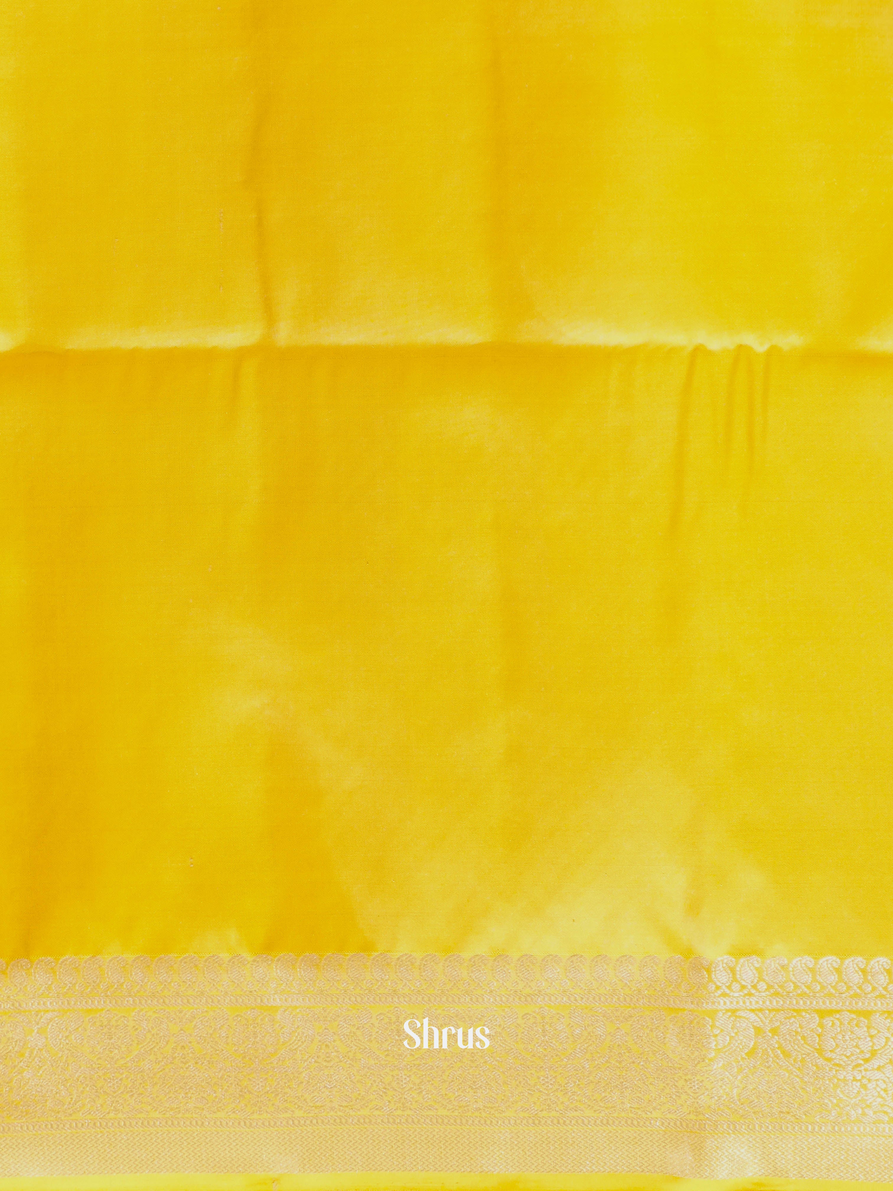 Yellow(Single Tone) - Soft Silk Saree - Shop on ShrusEternity.com
