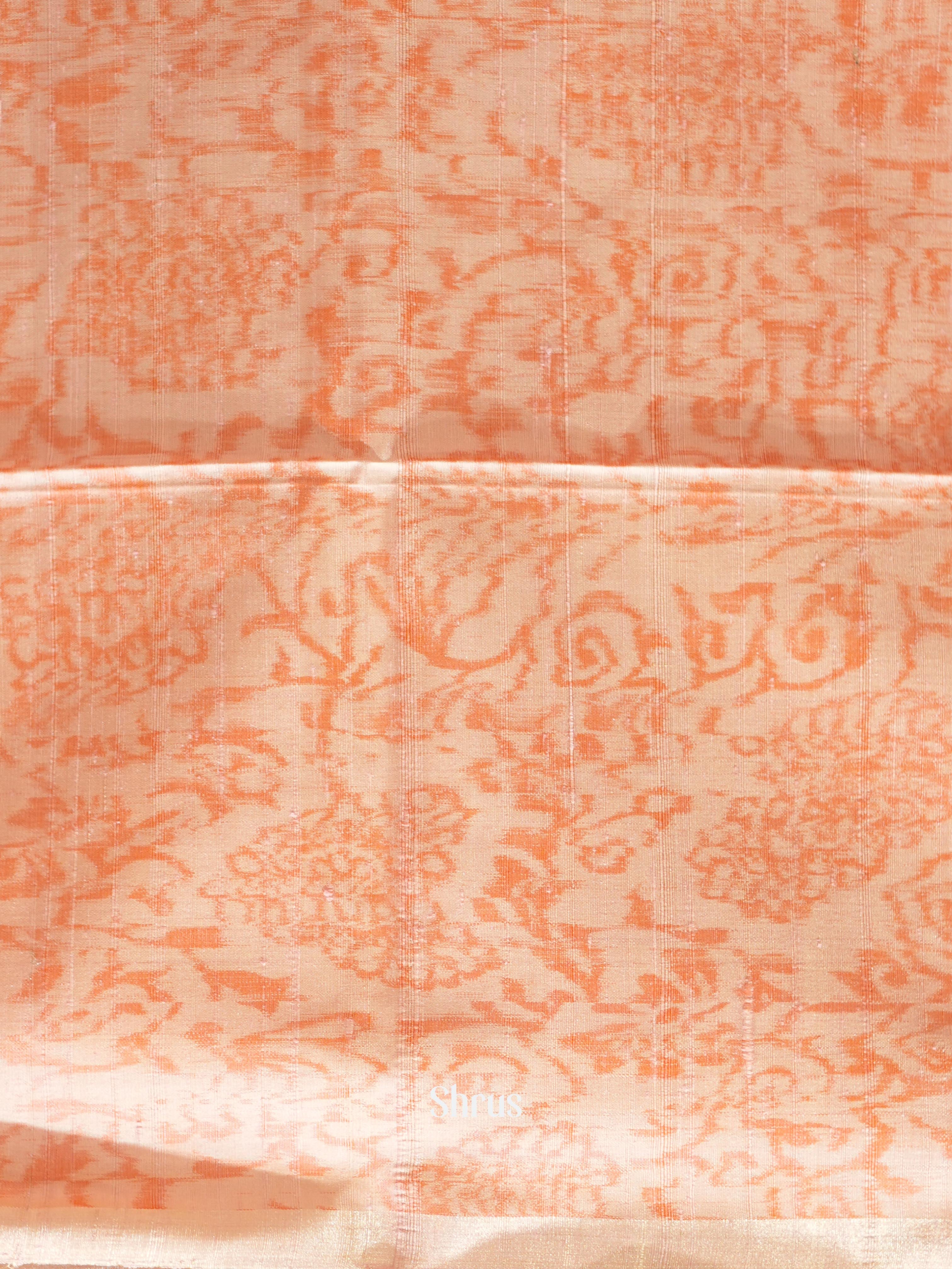 Pink & Peach - Soft Silk Saree - Shop on ShrusEternity.com