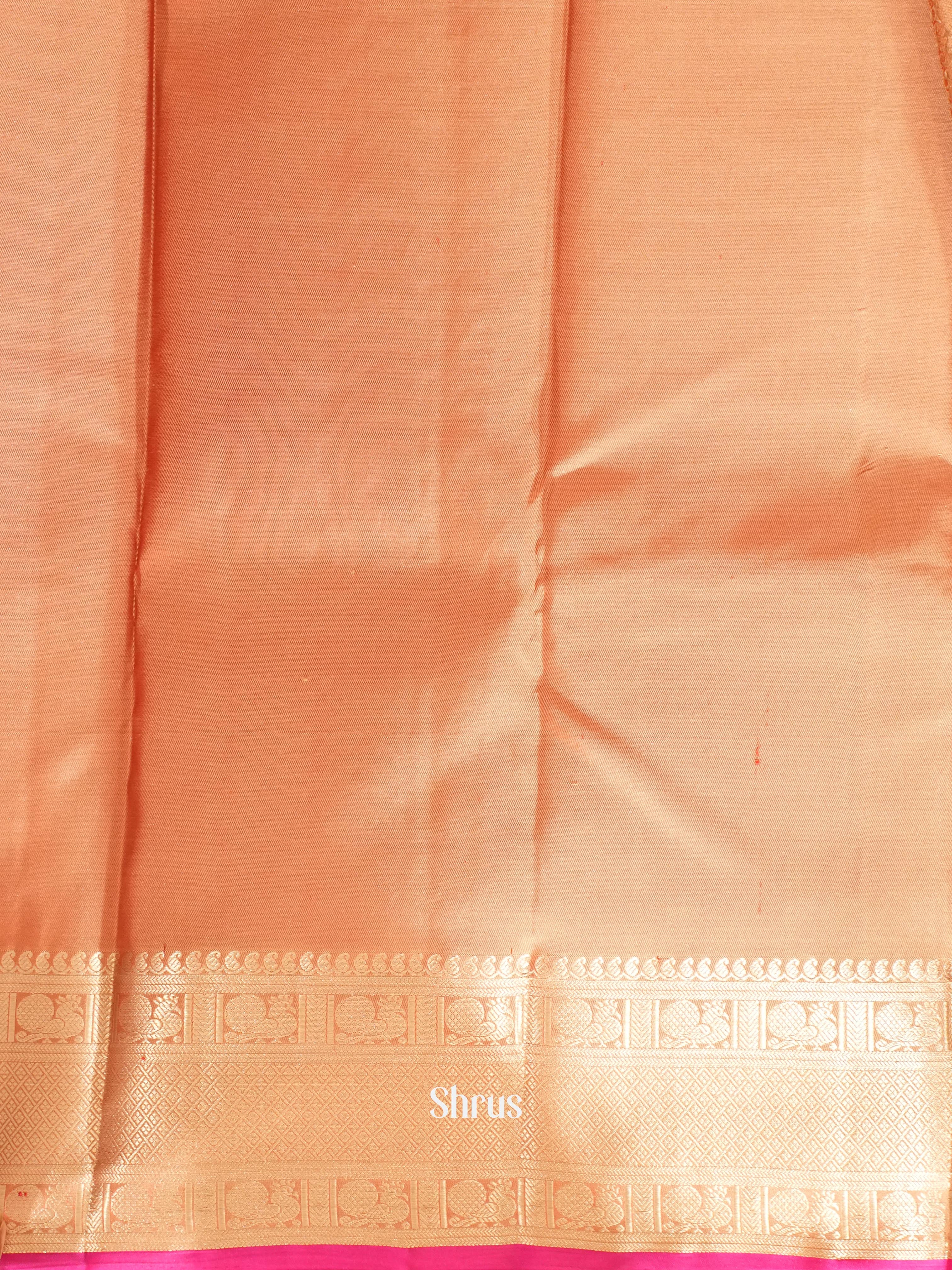 Pink & Peach - Soft Silk Saree - Shop on ShrusEternity.com