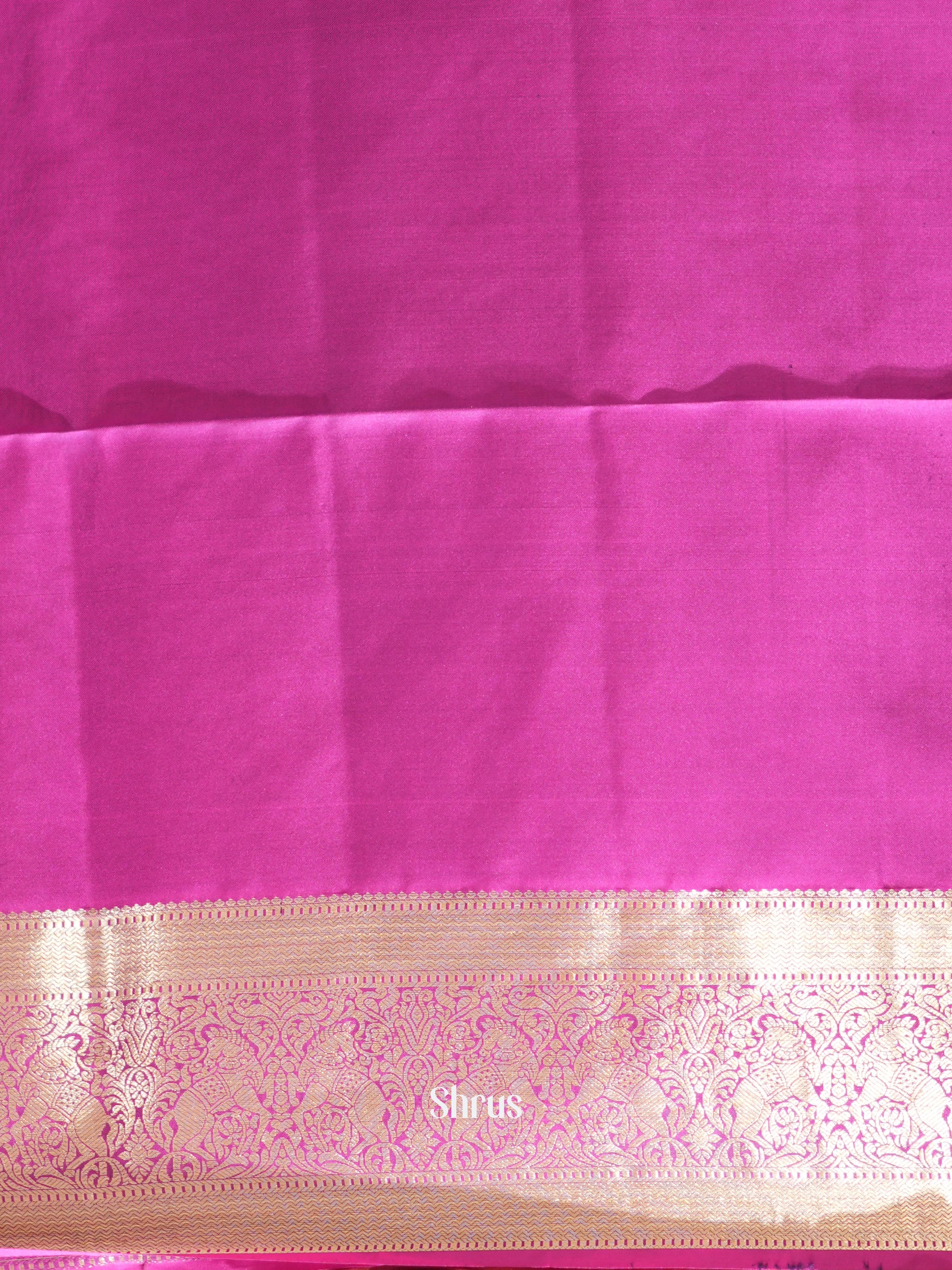 CHS08274 - Kanchi Border Soft Silk Saree - Shop on ShrusEternity.com