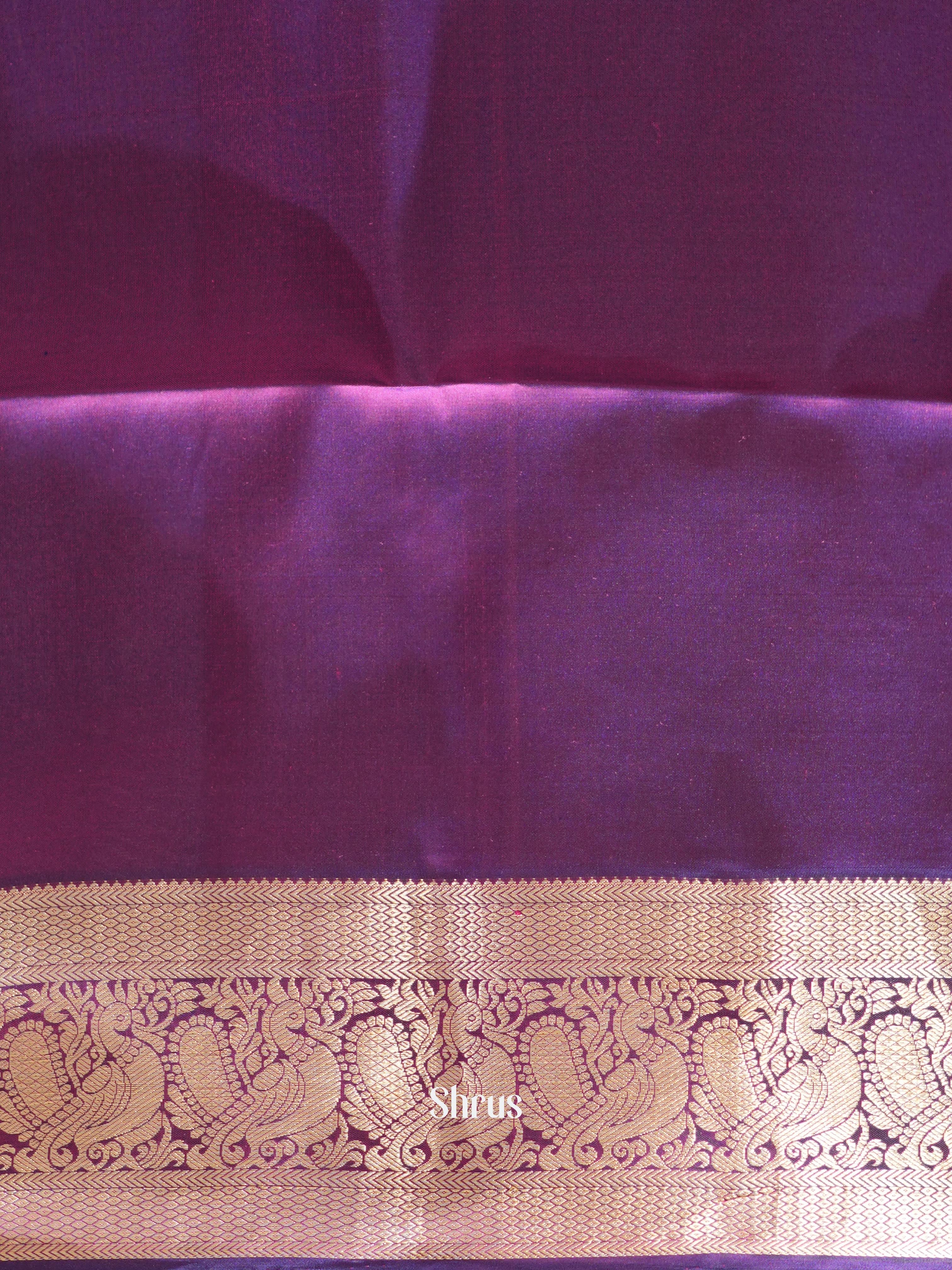 CHS08275 - Kanchi Border Soft Silk Saree - Shop on ShrusEternity.com