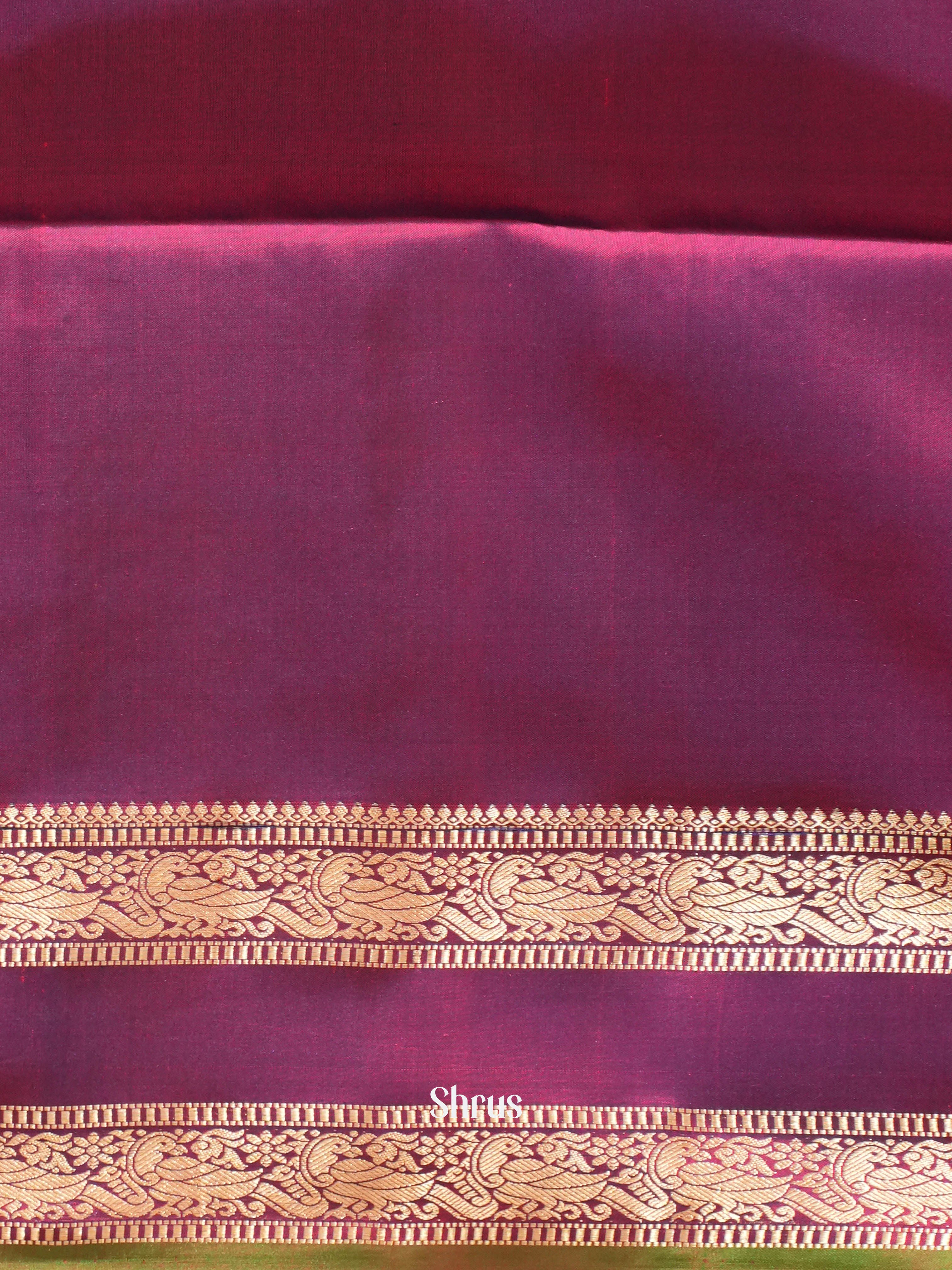 Pink & Purple - Soft Silk Saree - Shop on ShrusEternity.com