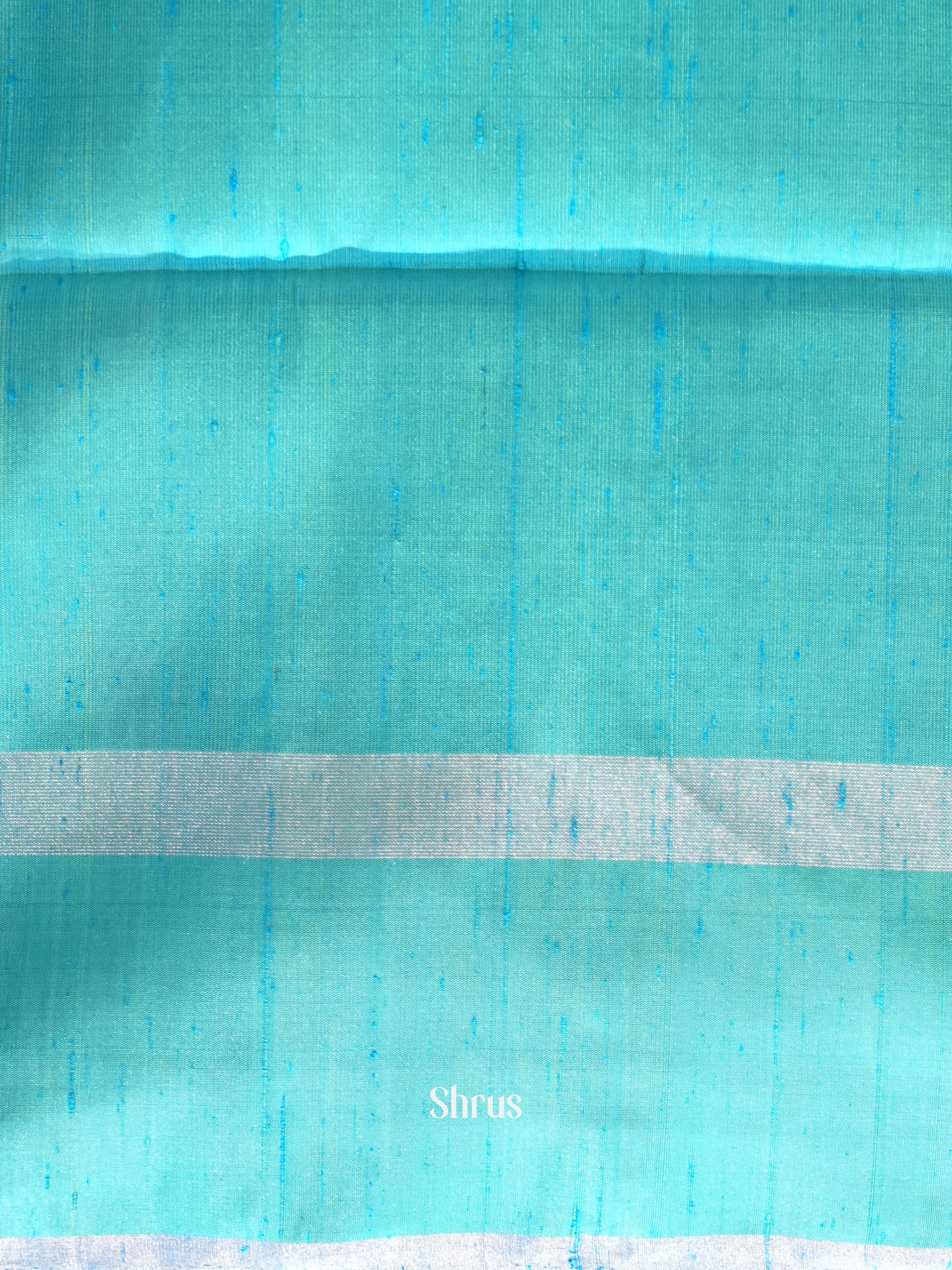 Purple & Blue- Soft Silk Saree - Shop on ShrusEternity.com