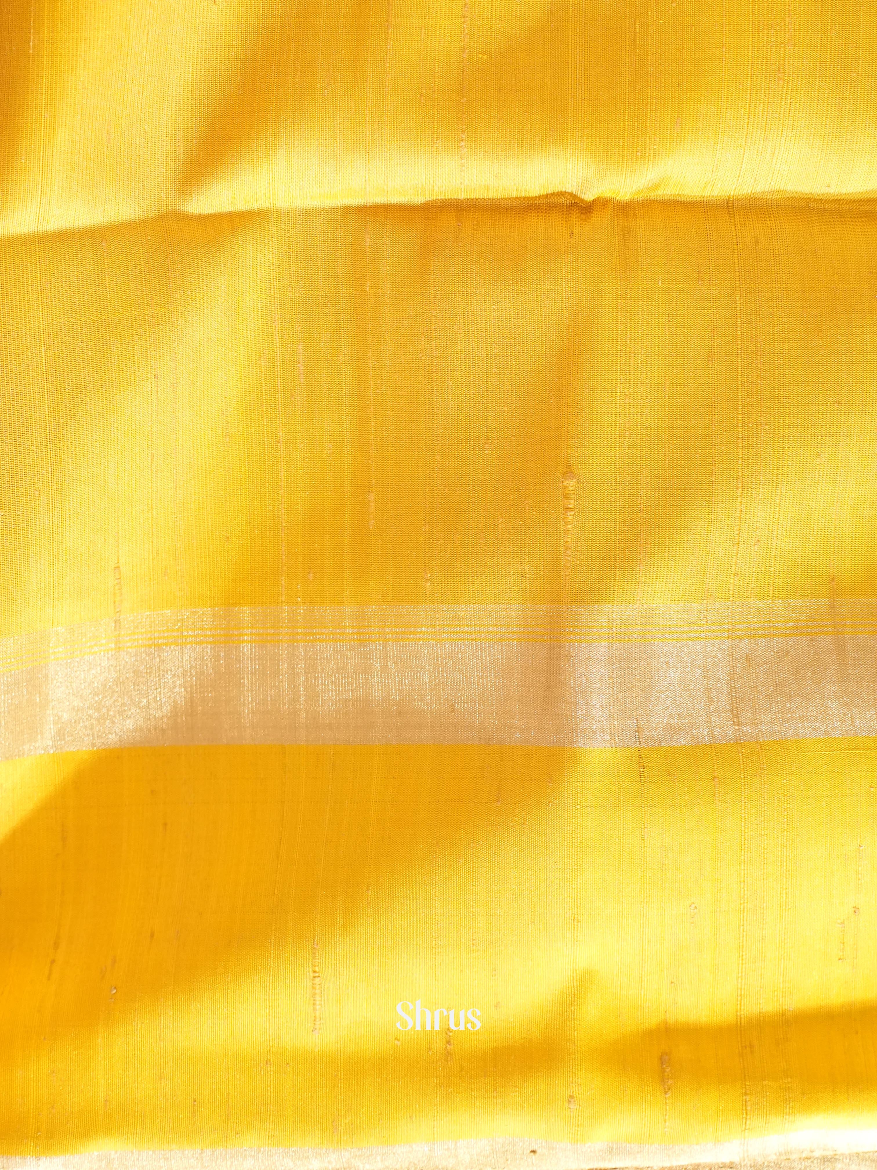 Purple & Yellow - Soft Silk Saree - Shop on ShrusEternity.com