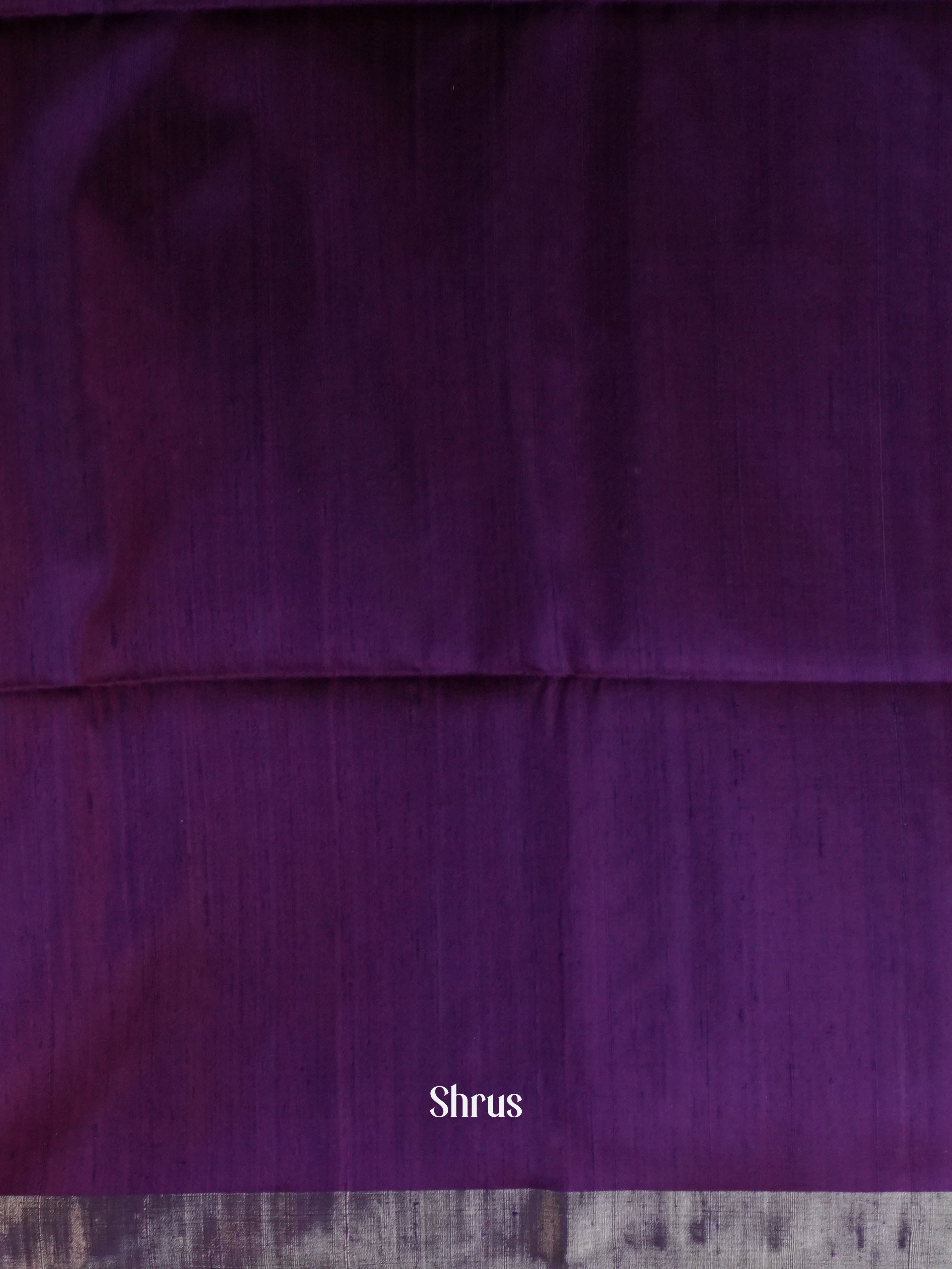 Golden Orange & Burgundy - Soft Silk Saree - Shop on ShrusEternity.com