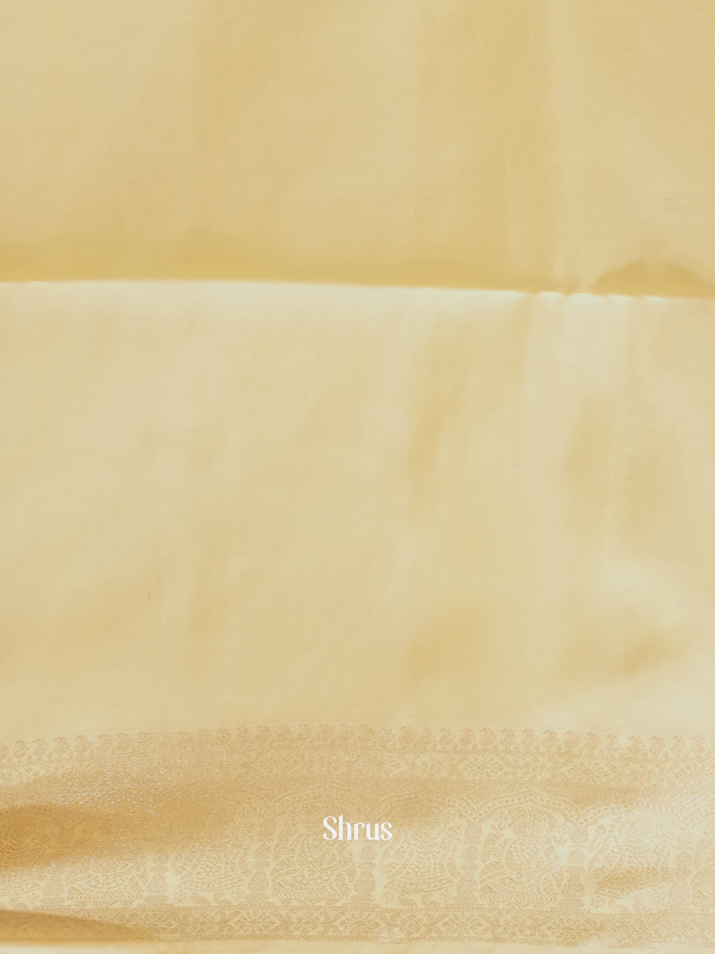 Cream(Single Tone) - Soft Silk Saree - Shop on ShrusEternity.com