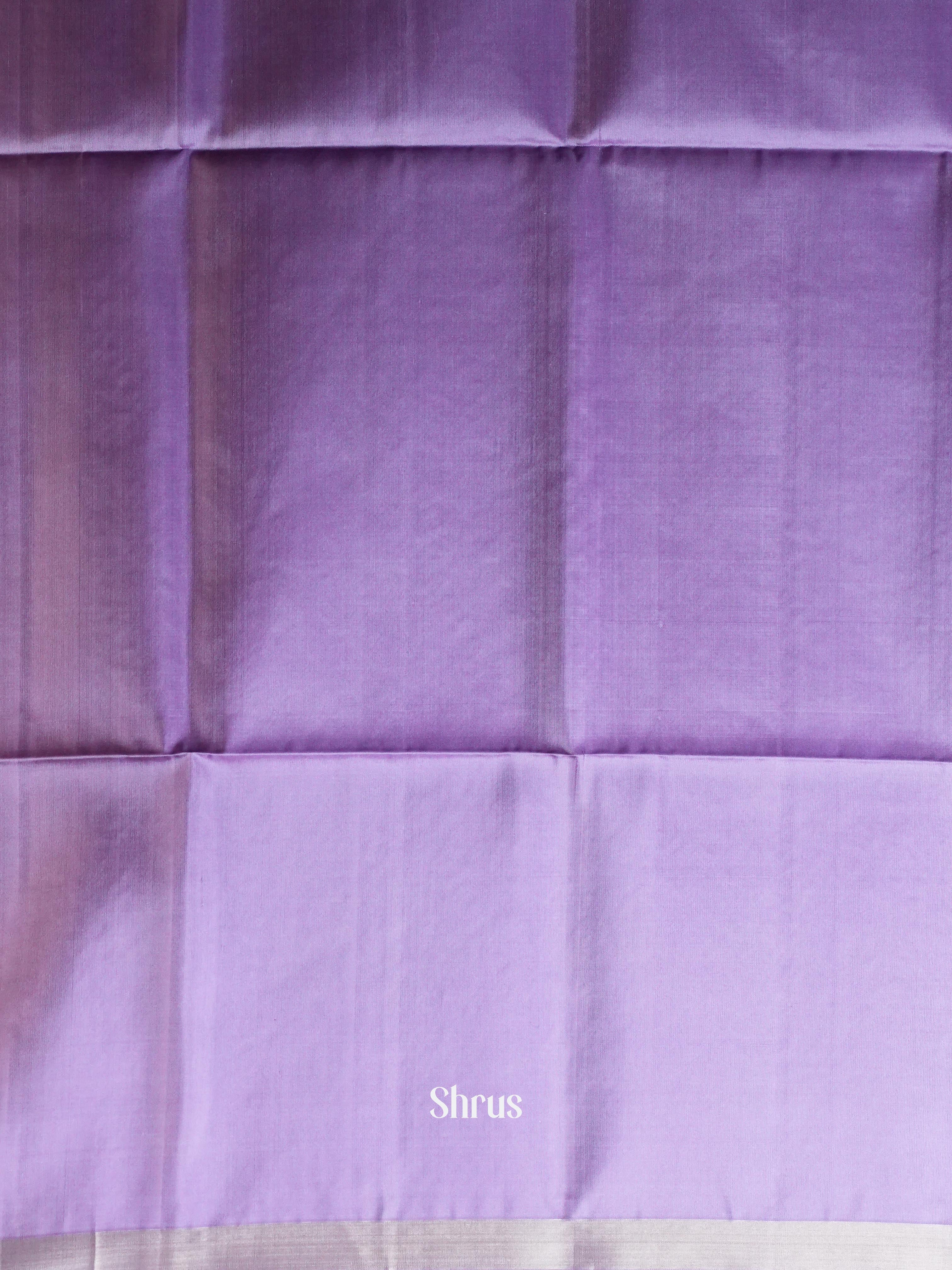 Lavendar - Soft Silk Saree - Shop on ShrusEternity.com