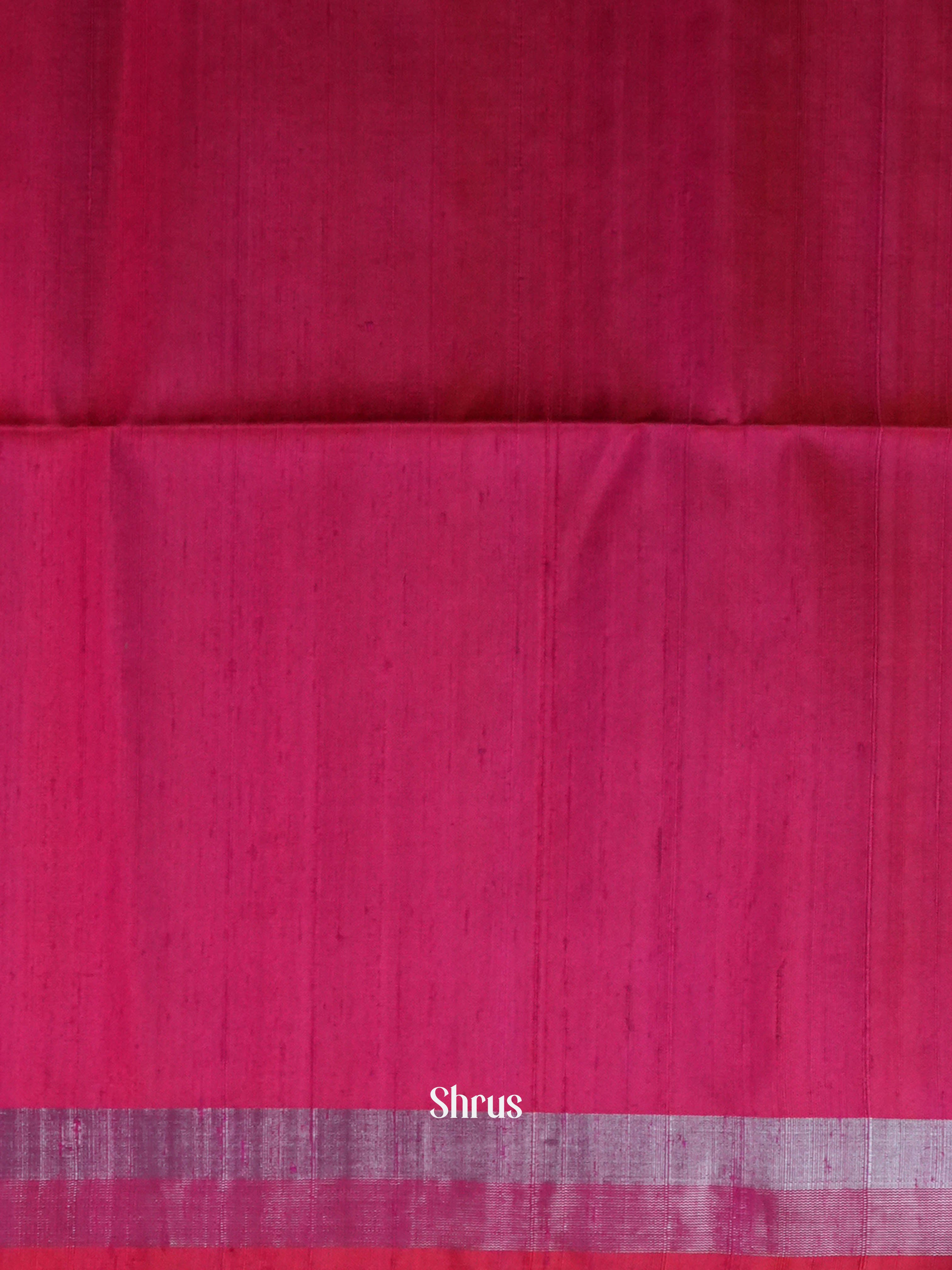 Red - Soft Silk Saree - Shop on ShrusEternity.com