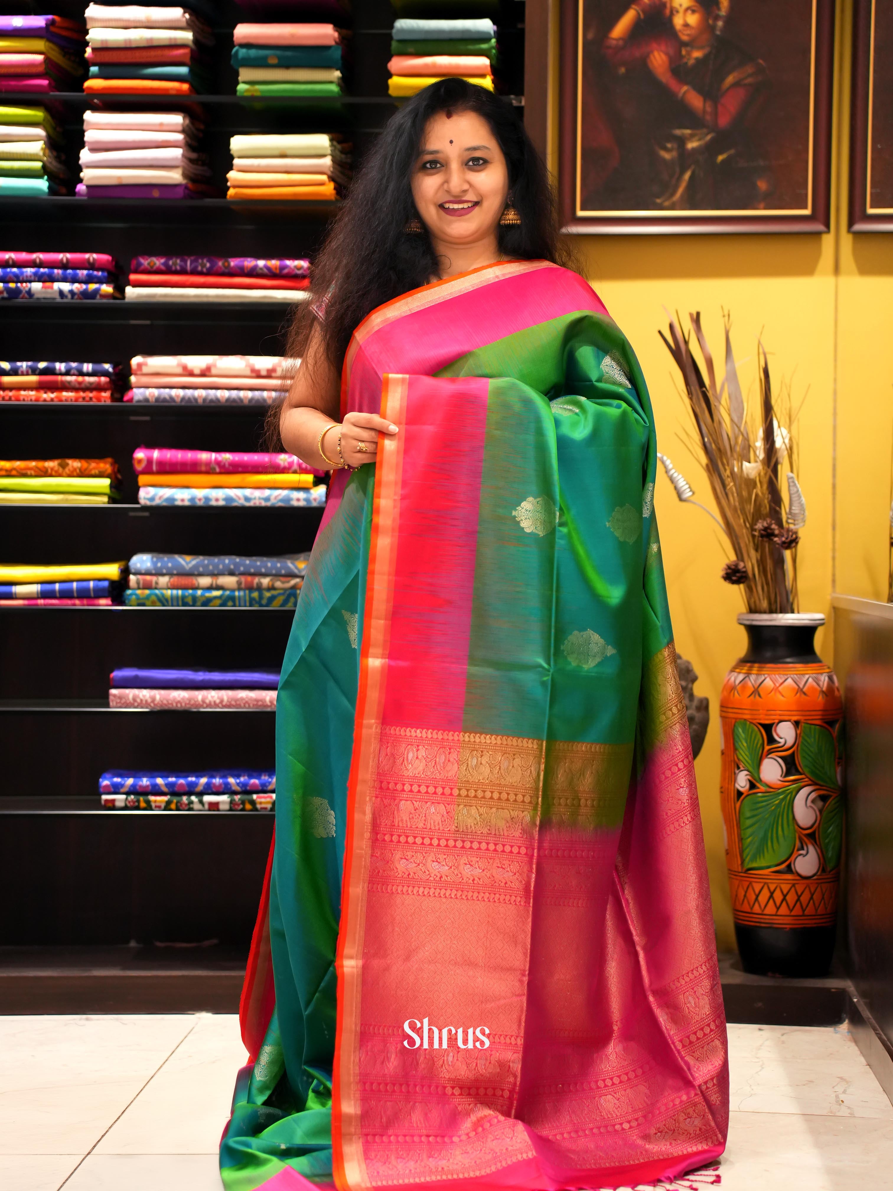 CHS08331 - Soft Silk Saree - Shop on ShrusEternity.com