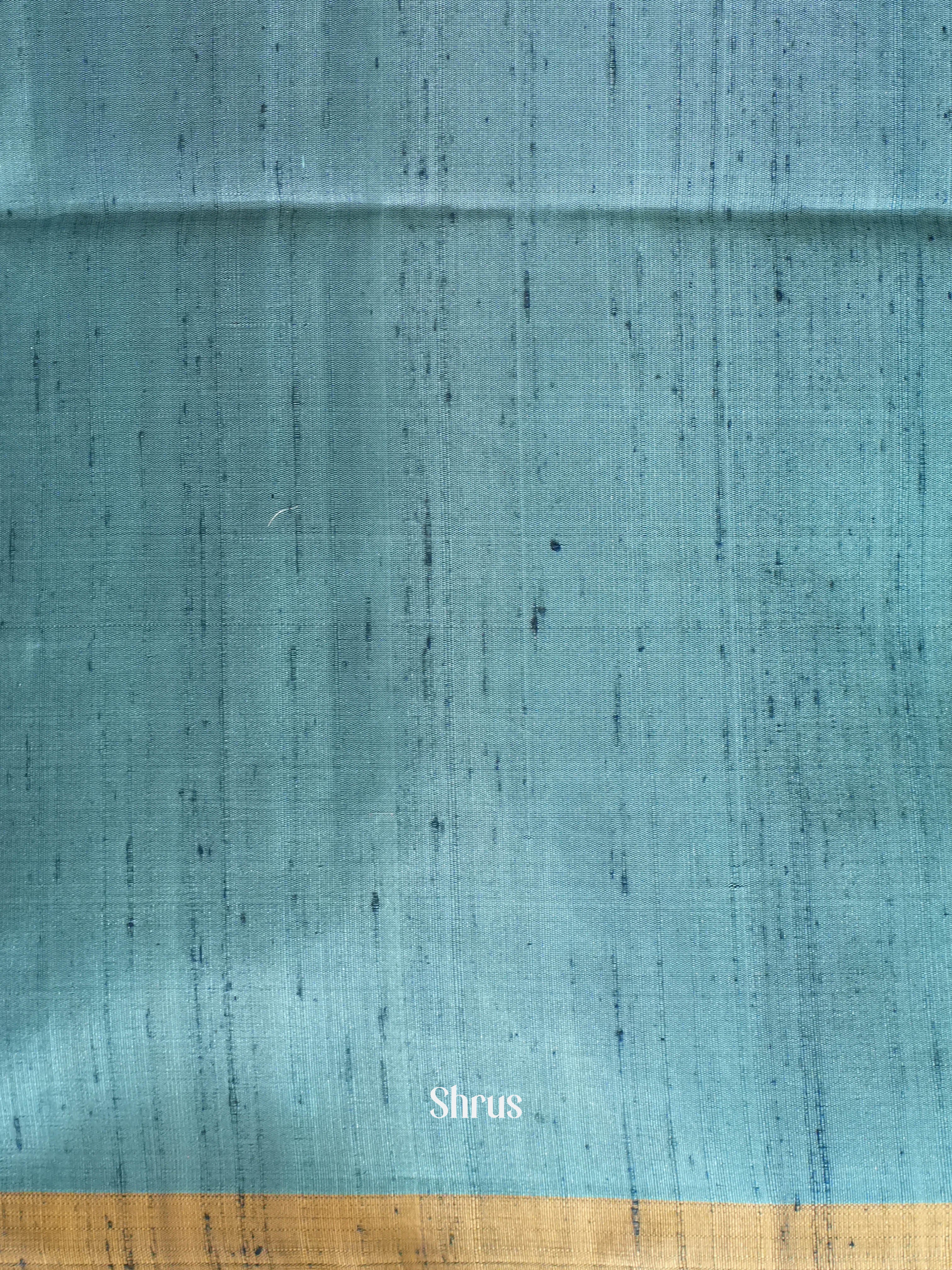 Blue(Single Tone) - Soft Silk Saree - Shop on ShrusEternity.com