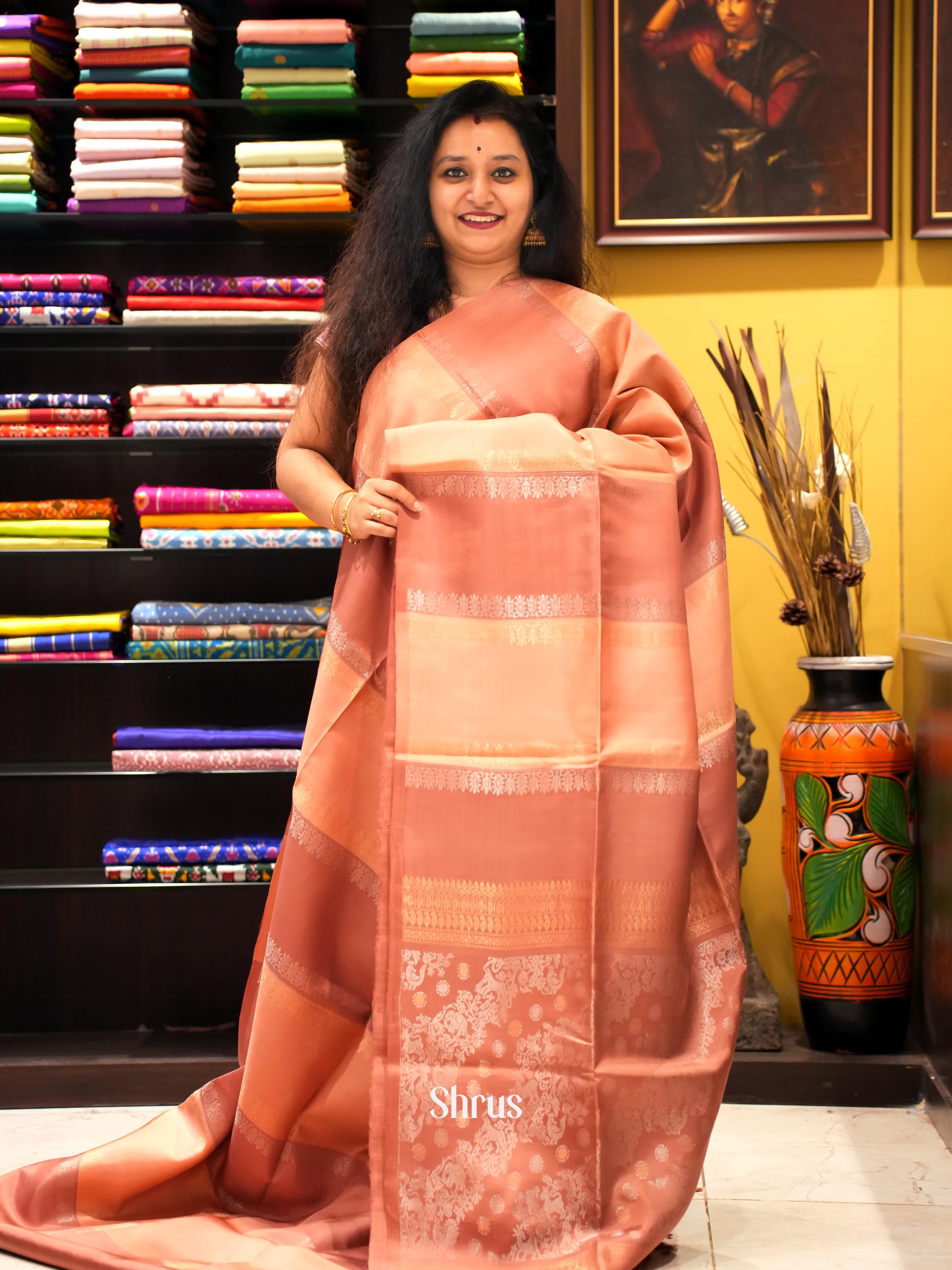 CHS08363 - Soft Silk Saree - Shop on ShrusEternity.com