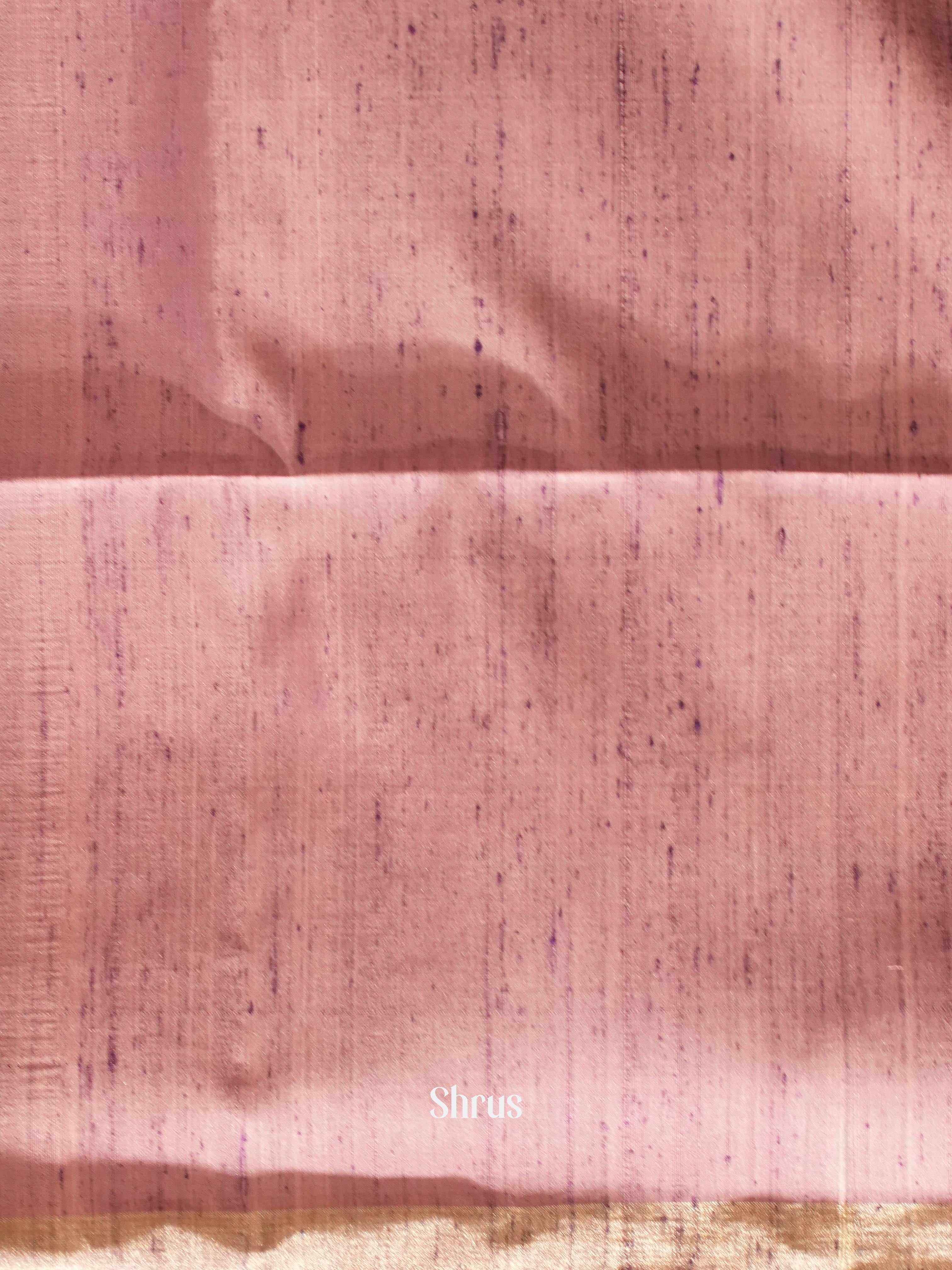 Violet & Dusty Pink - Soft Silk Saree - Shop on ShrusEternity.com