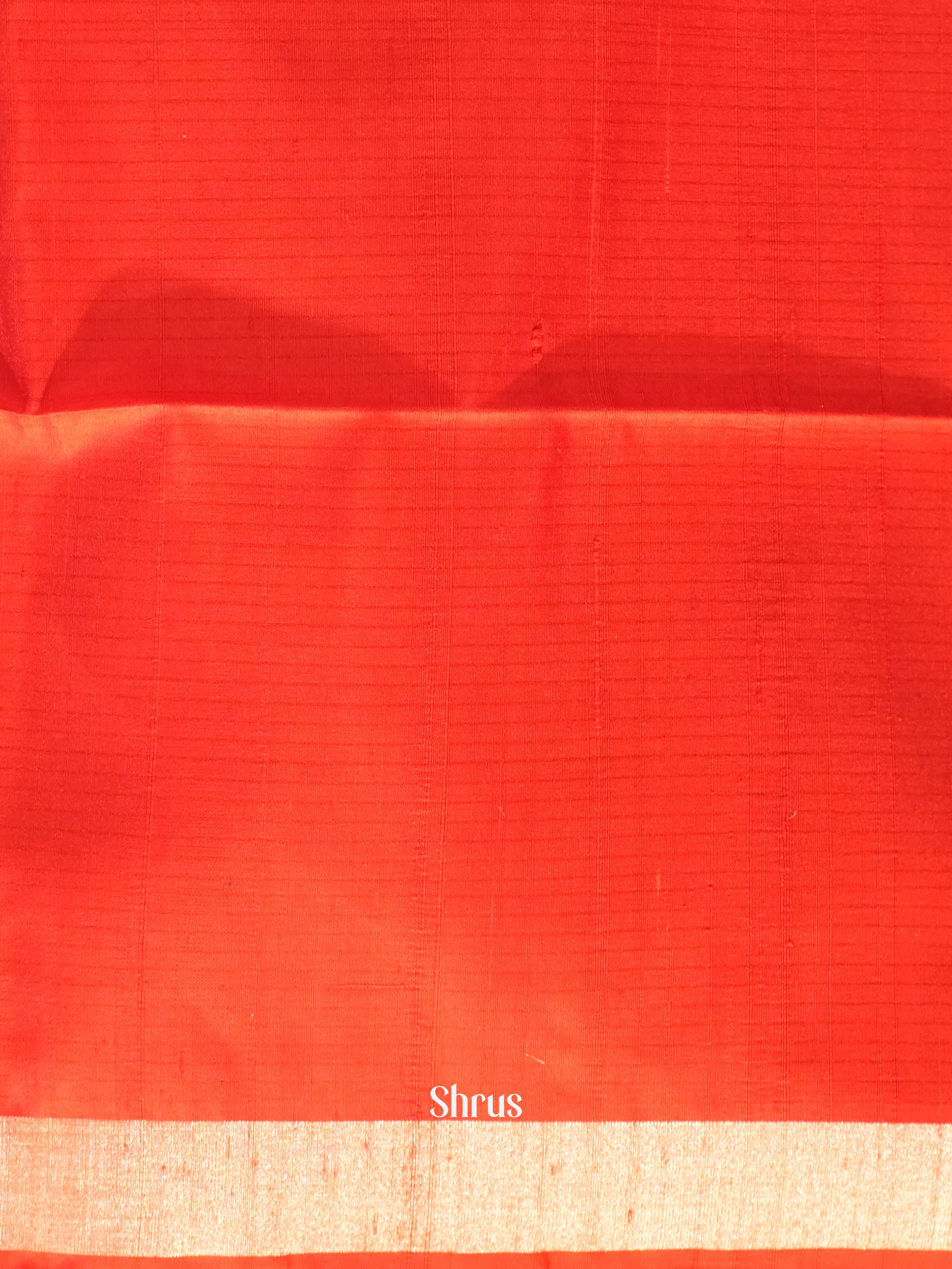 Black & Red - Soft Silk Saree-2