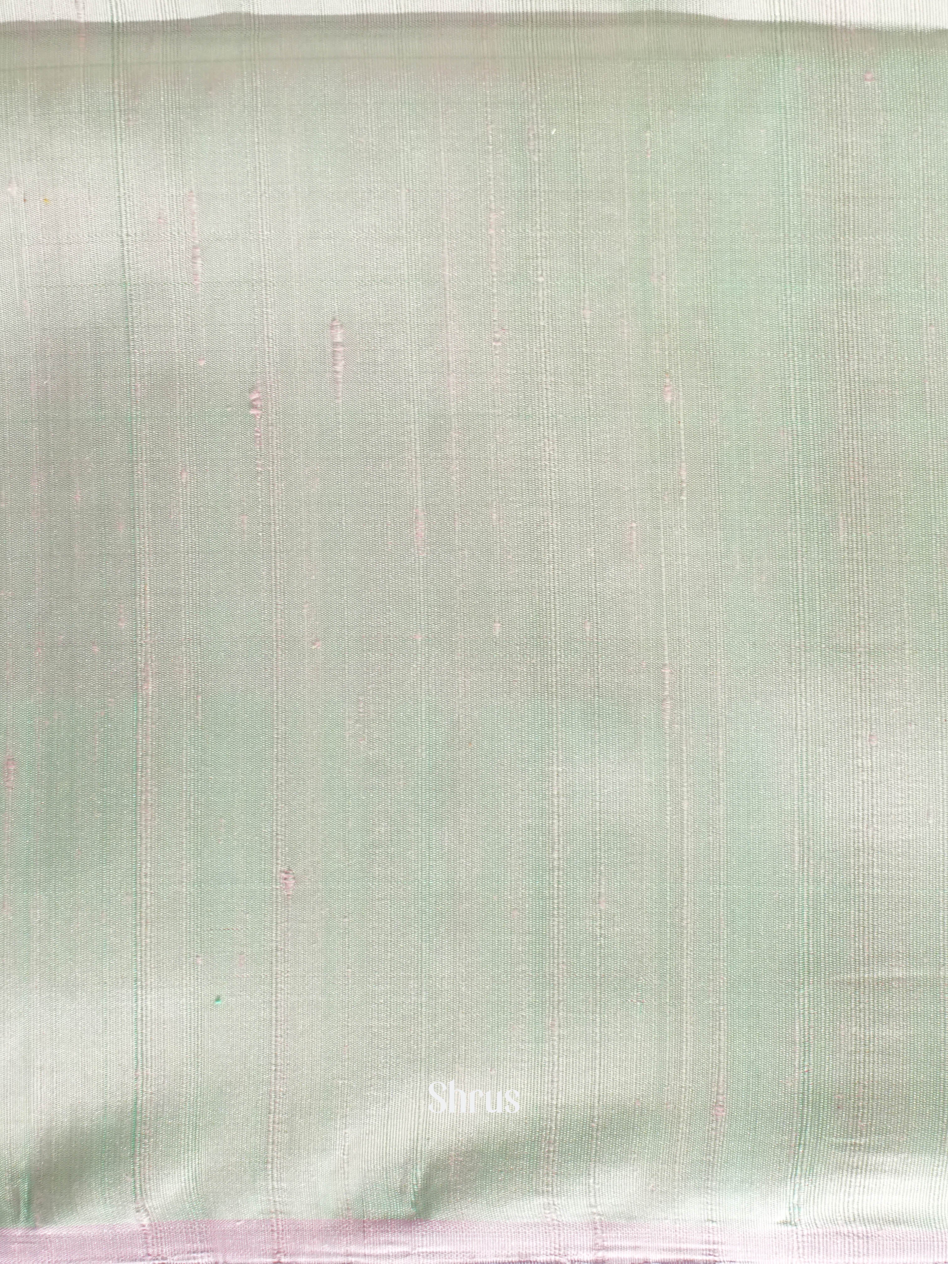 Lavender & Pastel Green - Soft Silk Saree - Shop on ShrusEternity.com