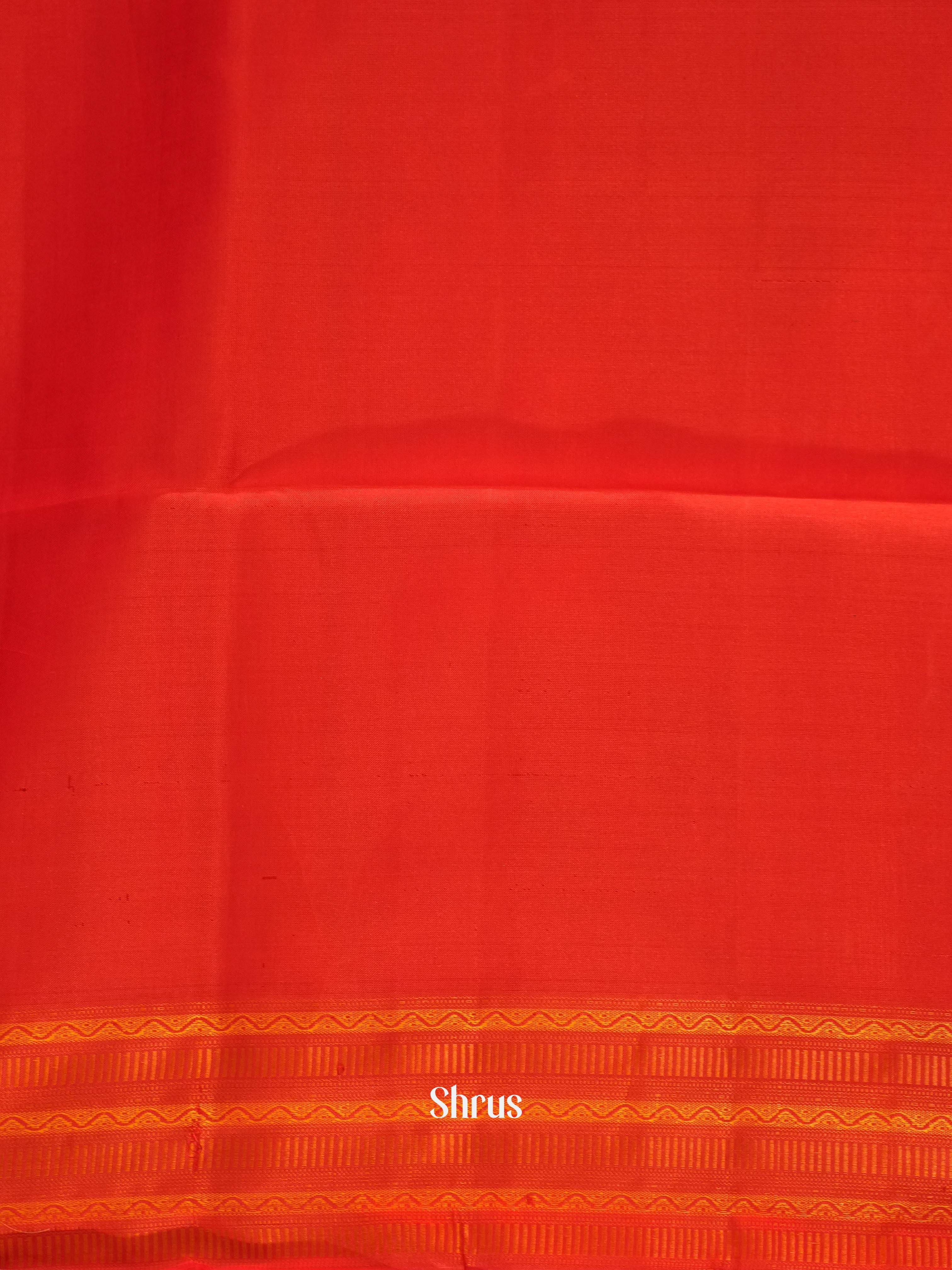 Red(Single Tone) - Soft Silk Saree - Shop on ShrusEternity.com