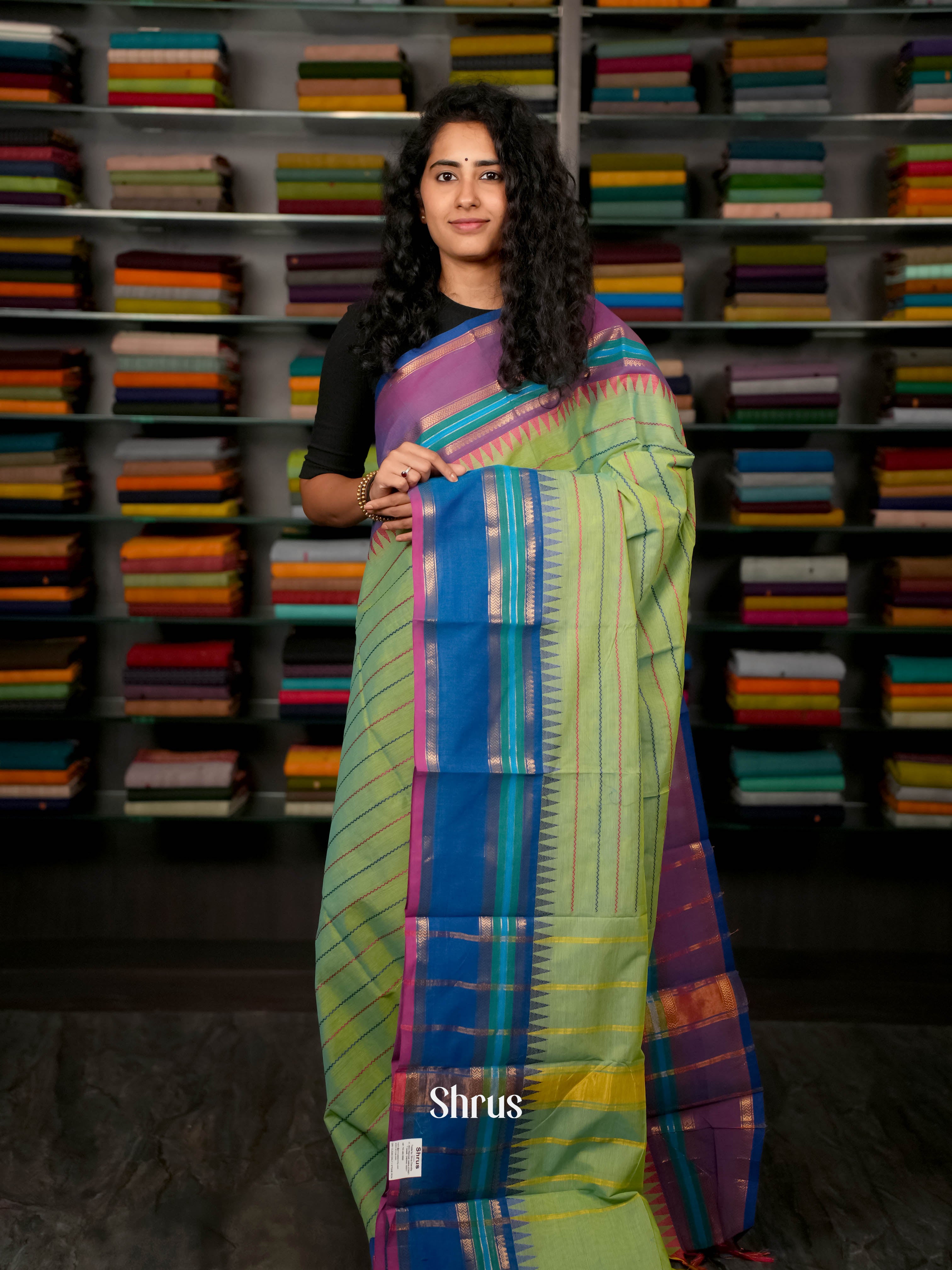 CHS09128 - Chettinad Cotton Saree - Shop on ShrusEternity.com