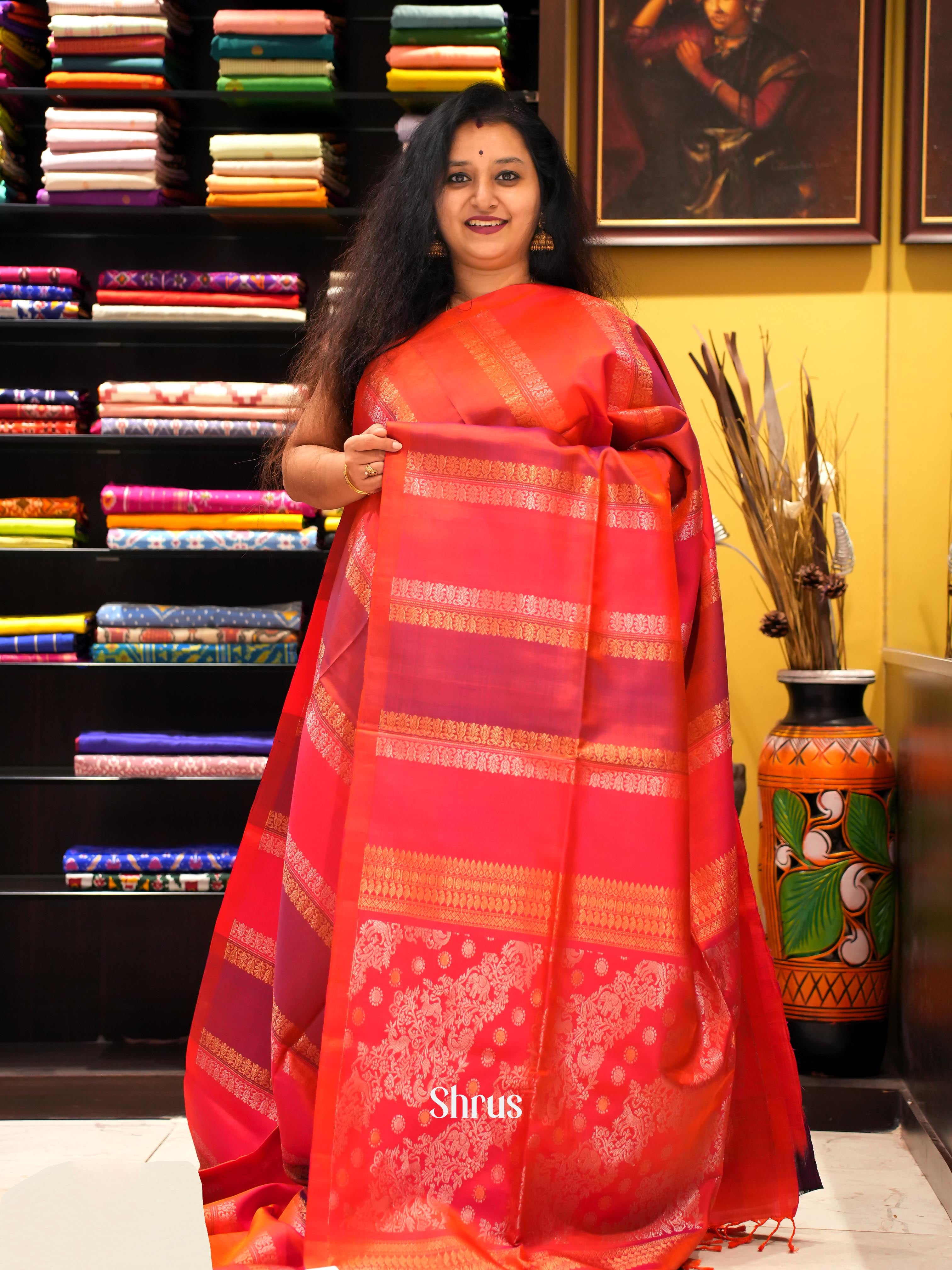CHS09267 - Soft Silk Saree - Shop on ShrusEternity.com