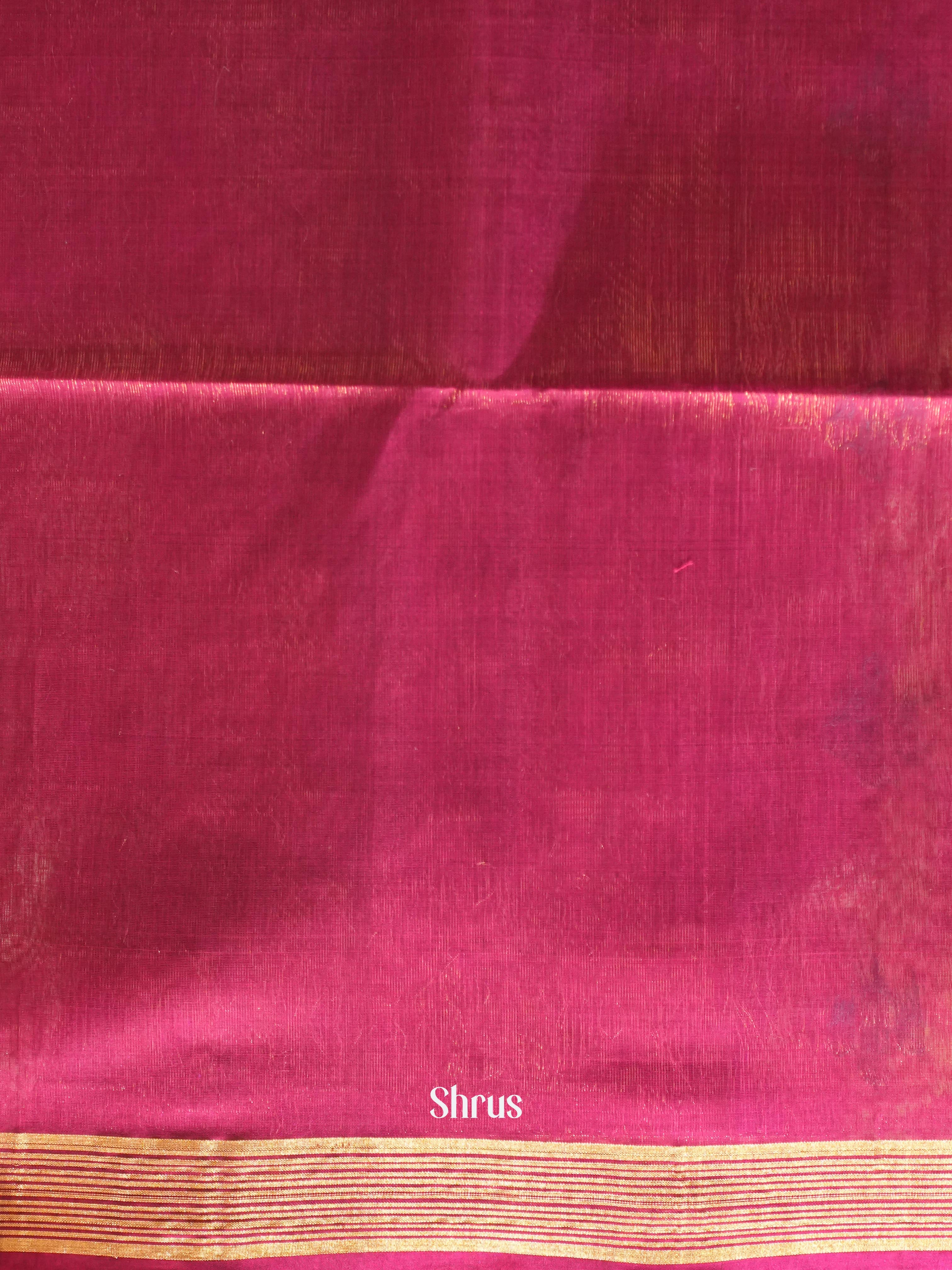 Elephant Grey & Maroon - Silk cotton Saree - Shop on ShrusEternity.com