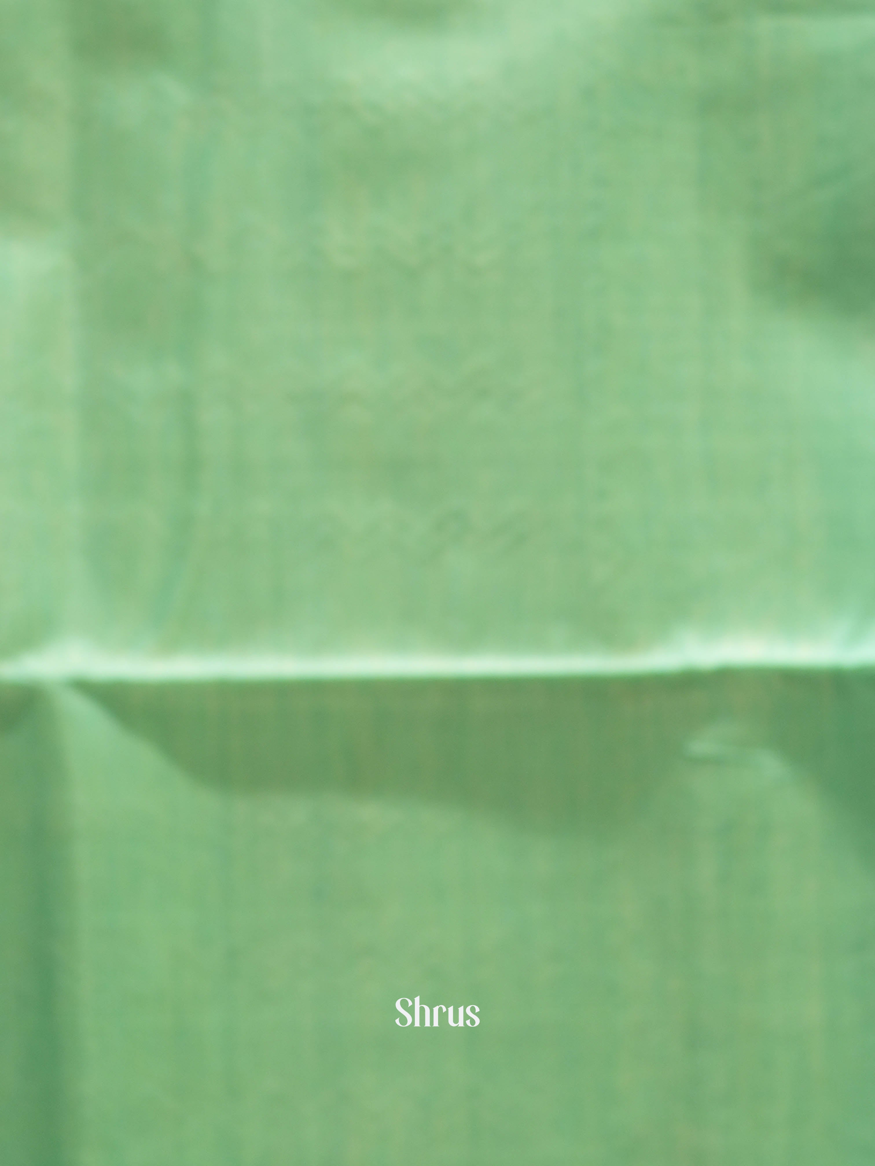 Teal & Green - Silk Cotton Saree - Shop on ShrusEternity.com