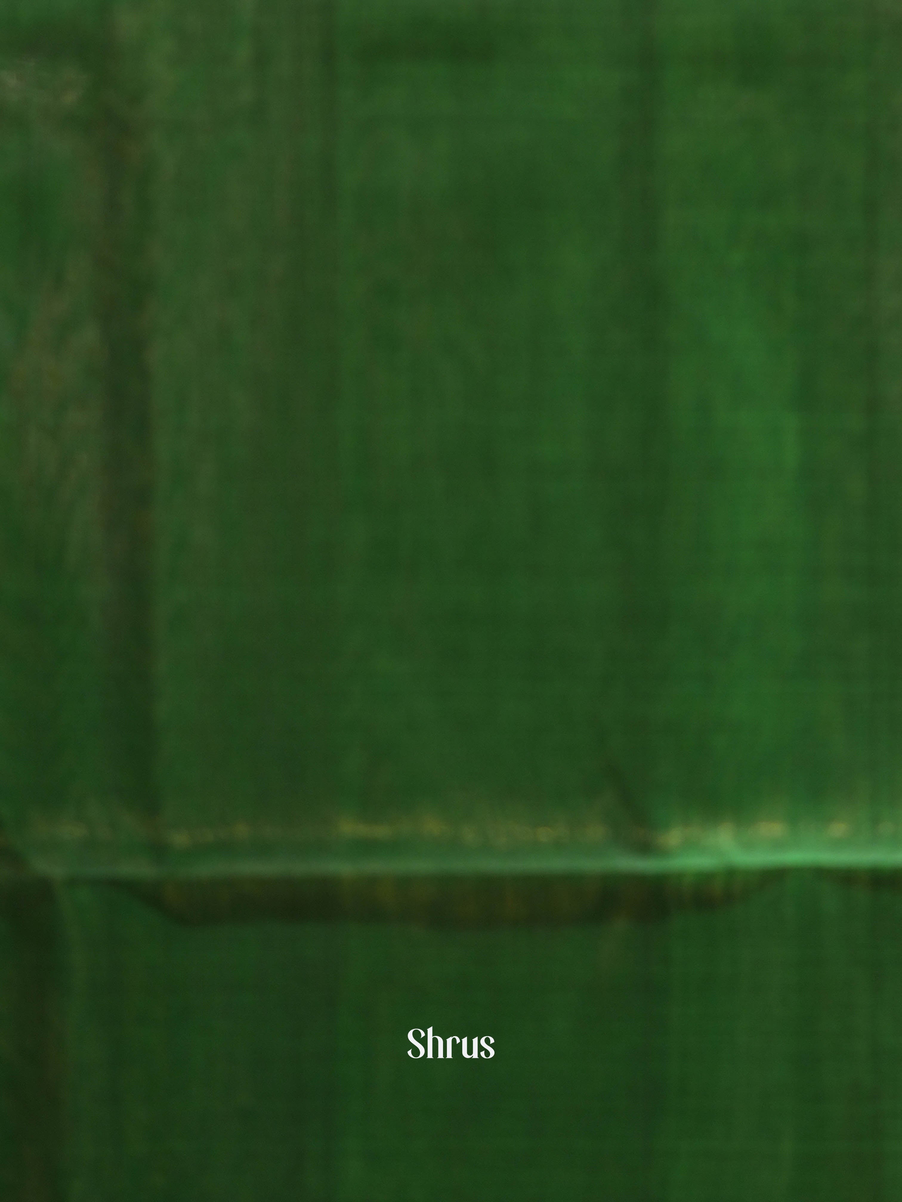 Purple & Green- Silk Cotton Saree - Shop on ShrusEternity.com