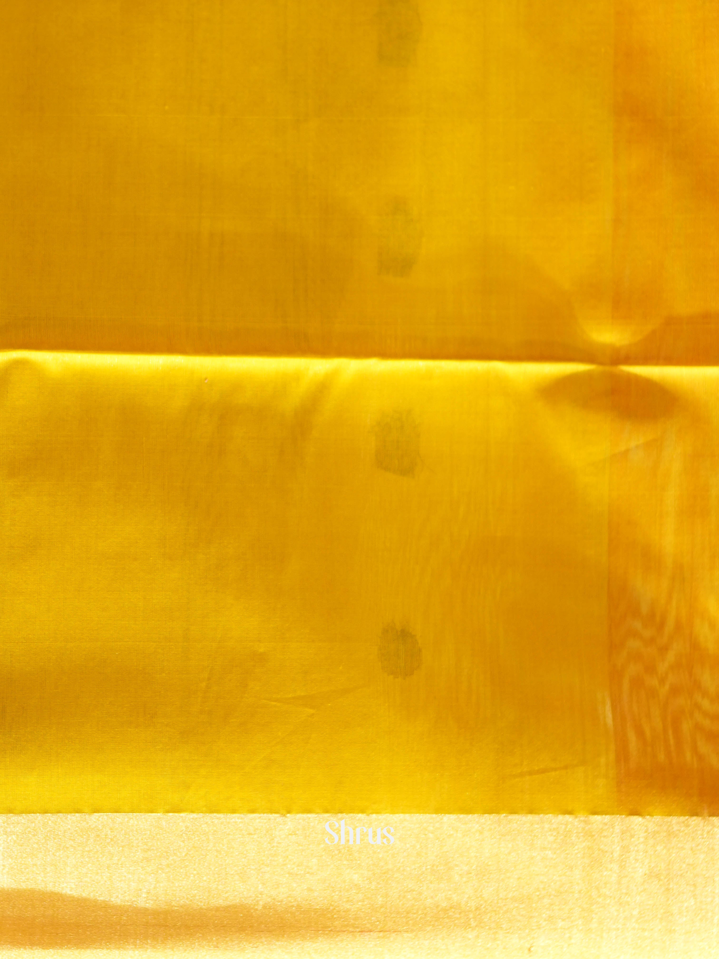 Red & Mustardy green - Silk Cotton Saree - Shop on ShrusEternity.com
