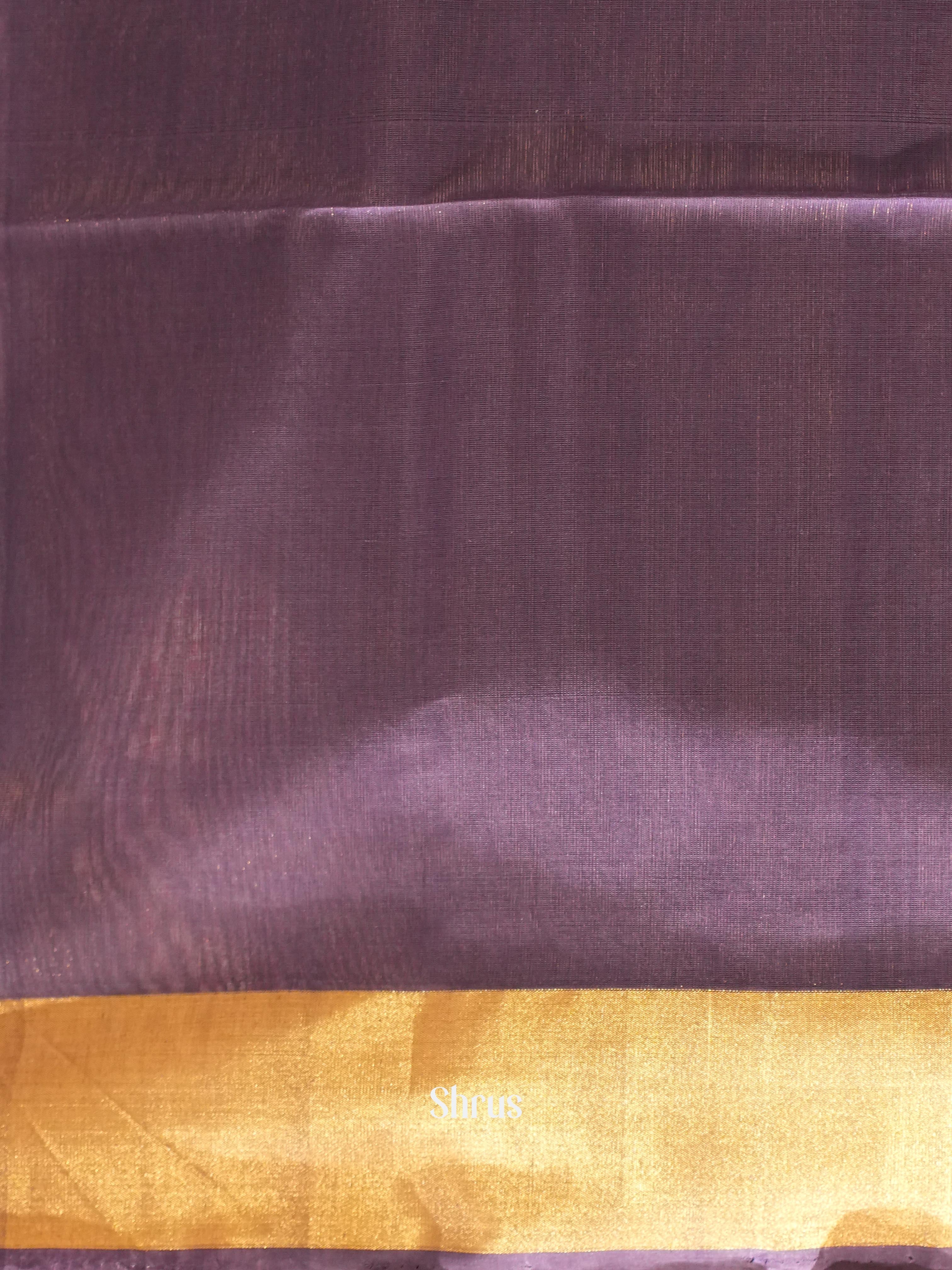 Green & Violet - Silk cotton Saree - Shop on ShrusEternity.com