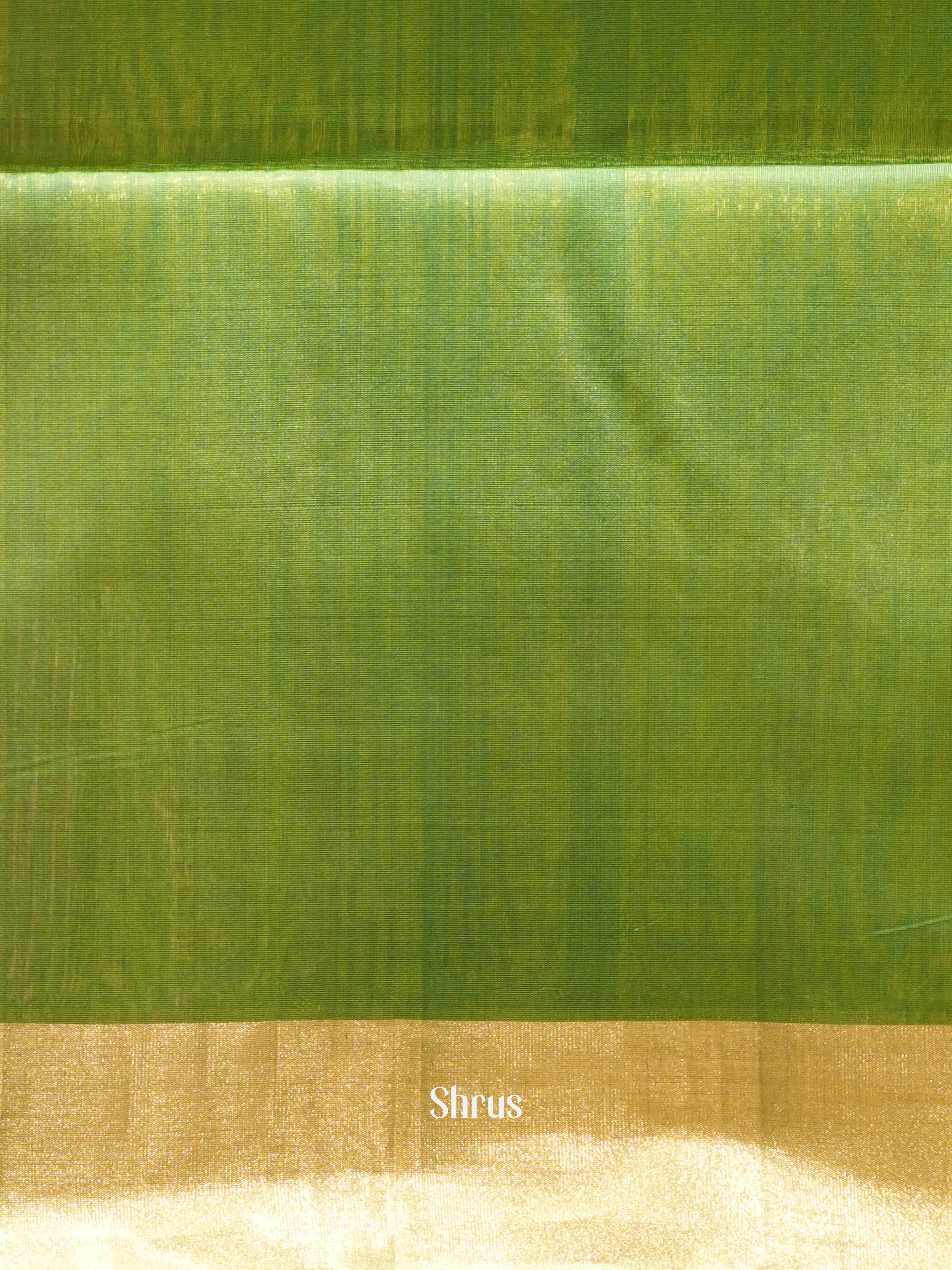 Pink & Green - Silk Cotton Saree - Shop on ShrusEternity.com