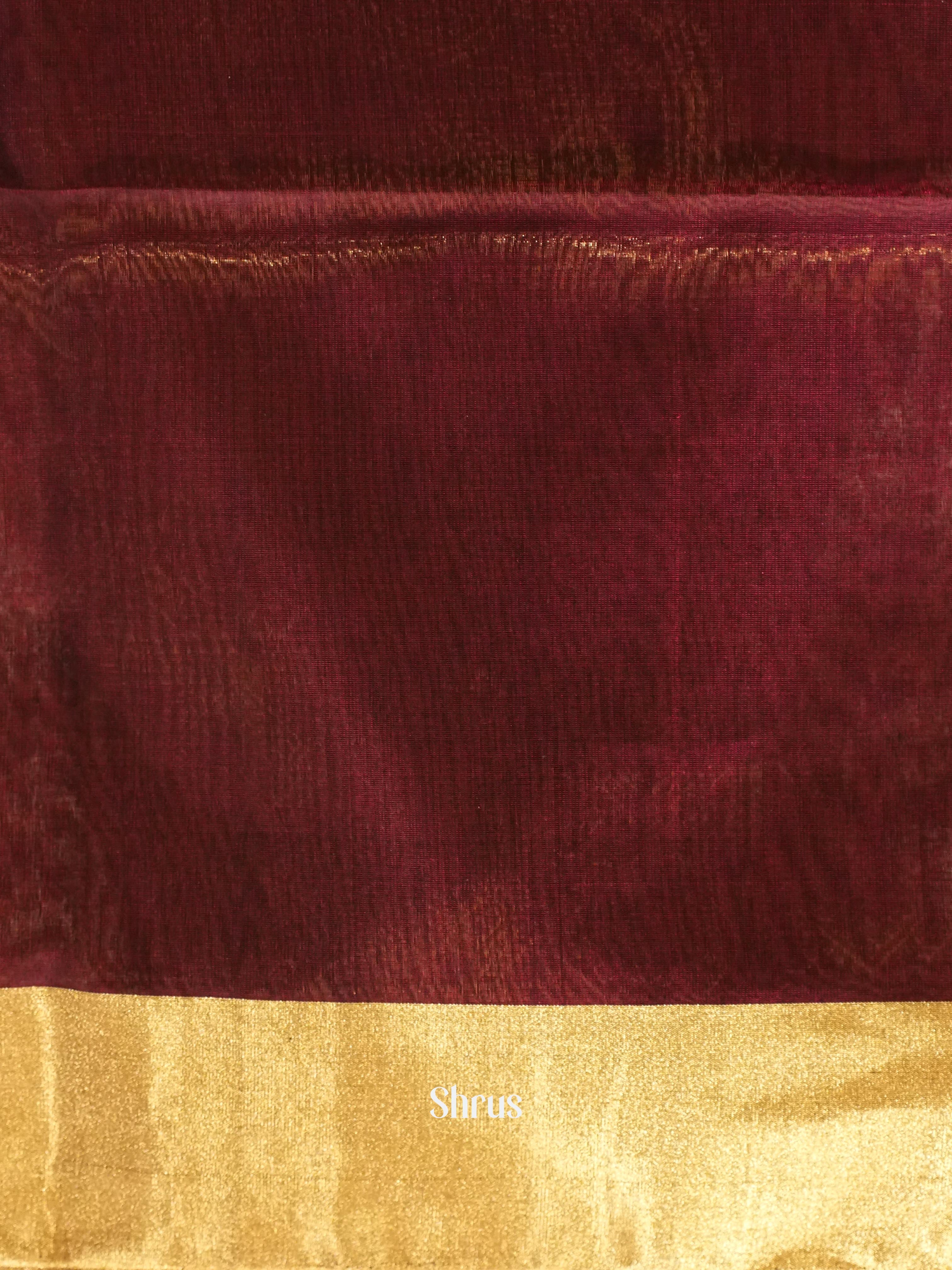 Green & Brown - Silk cotton Saree - Shop on ShrusEternity.com