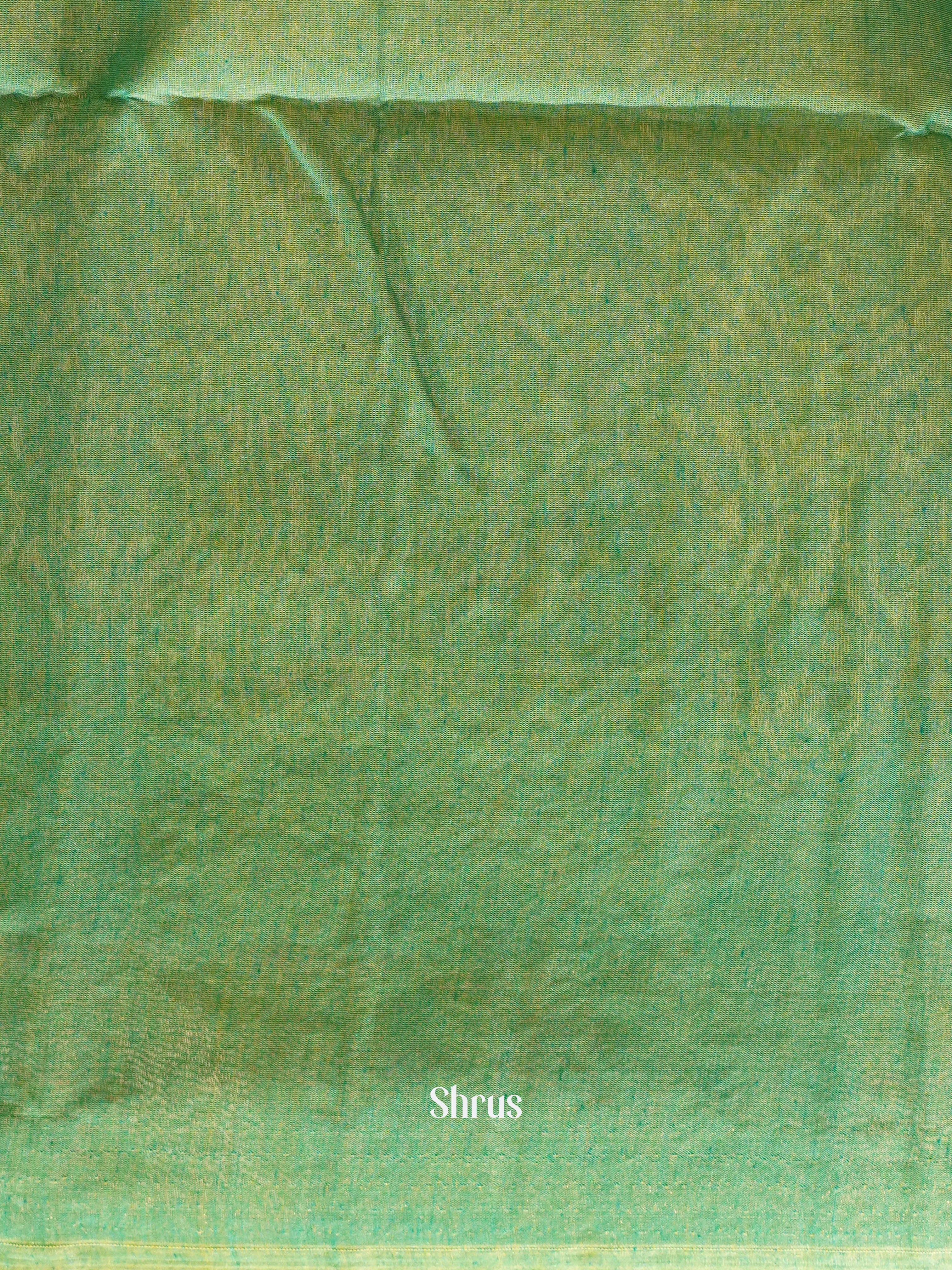 Pink & Green- Semi Silkcotton Saree - Shop on ShrusEternity.com
