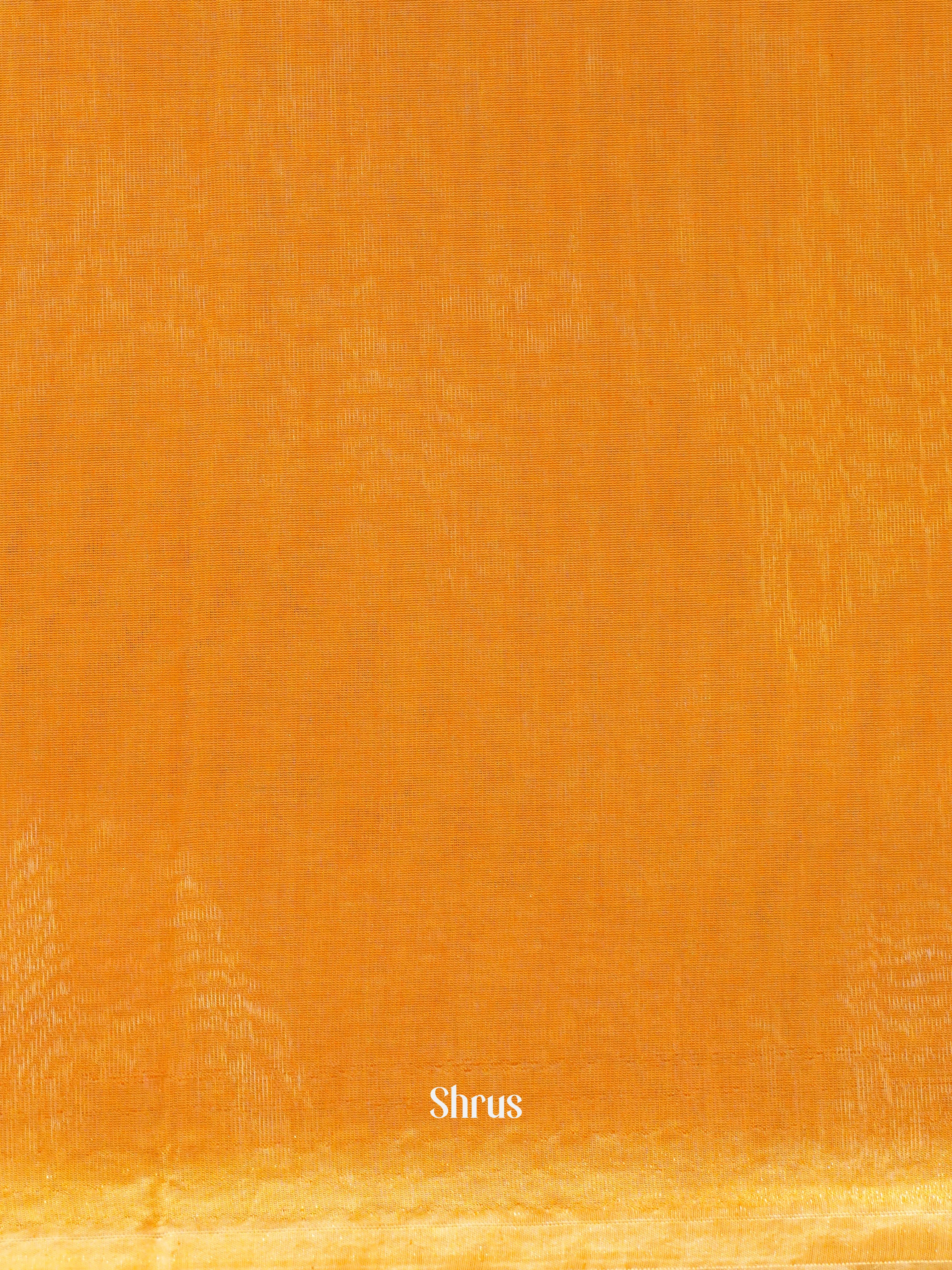 Teal & Orange - Semi Silkcotton Saree - Shop on ShrusEternity.com