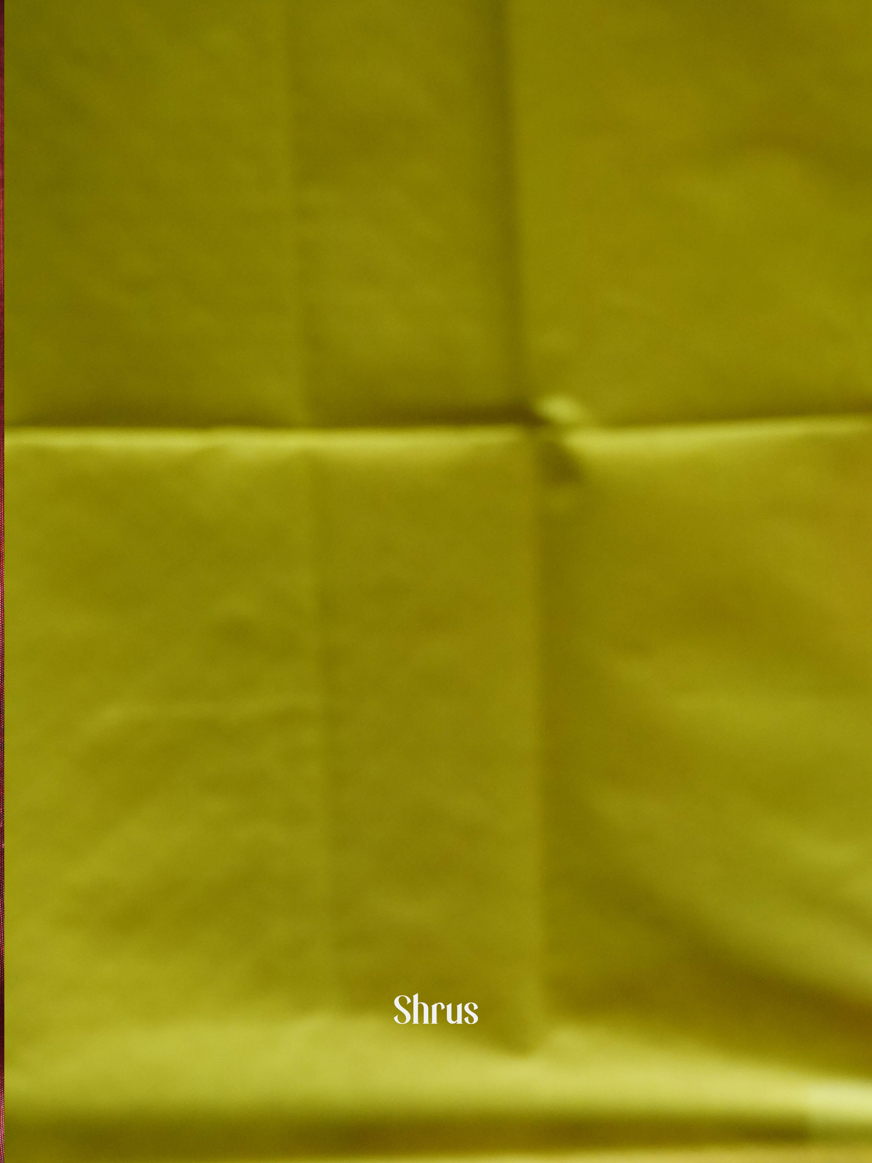 Pink & Golden Green - Semi Silkcotton Saree - Shop on ShrusEternity.com