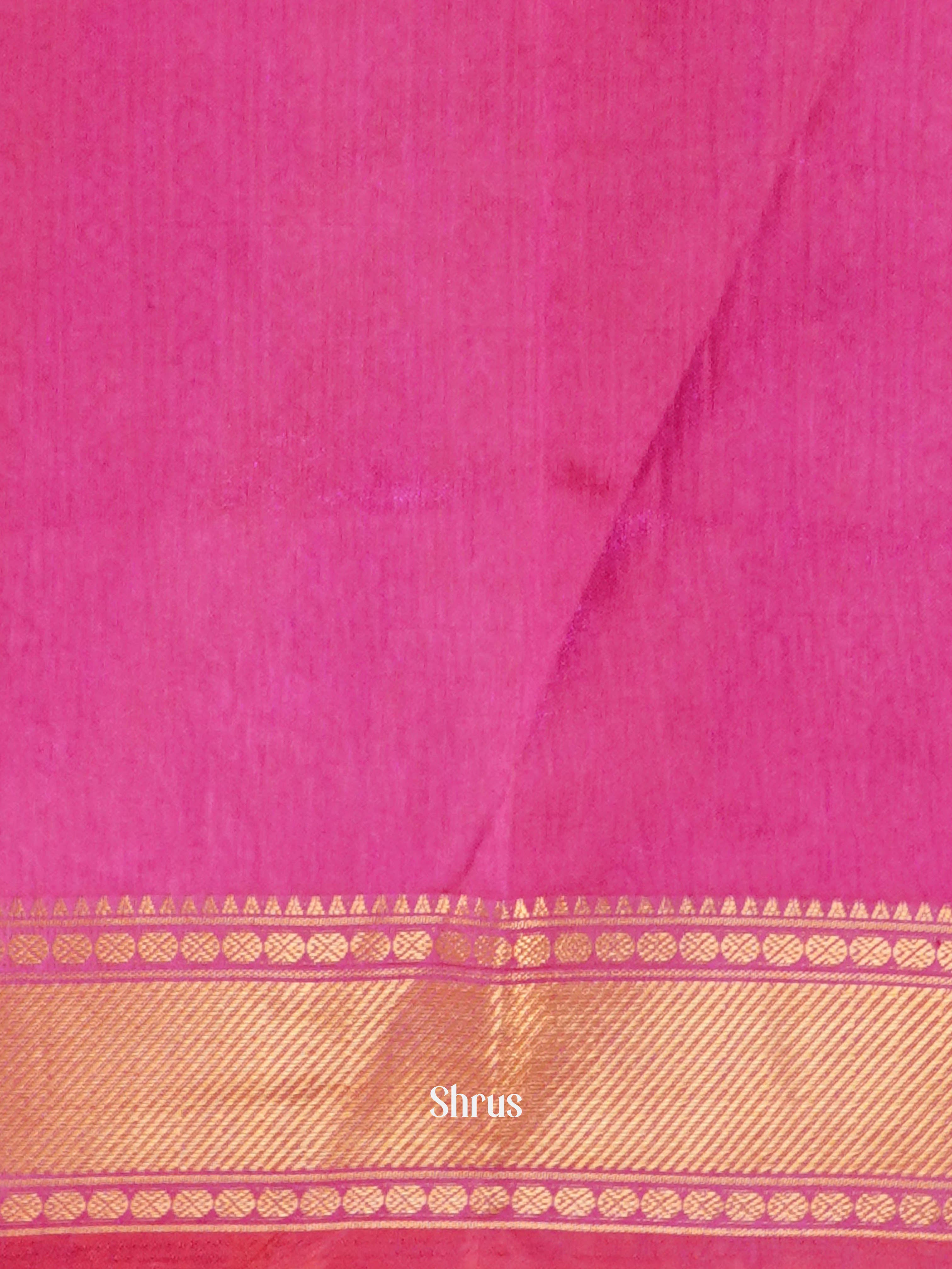 Purple & Pink - Semi Patola Saree - Shop on ShrusEternity.com