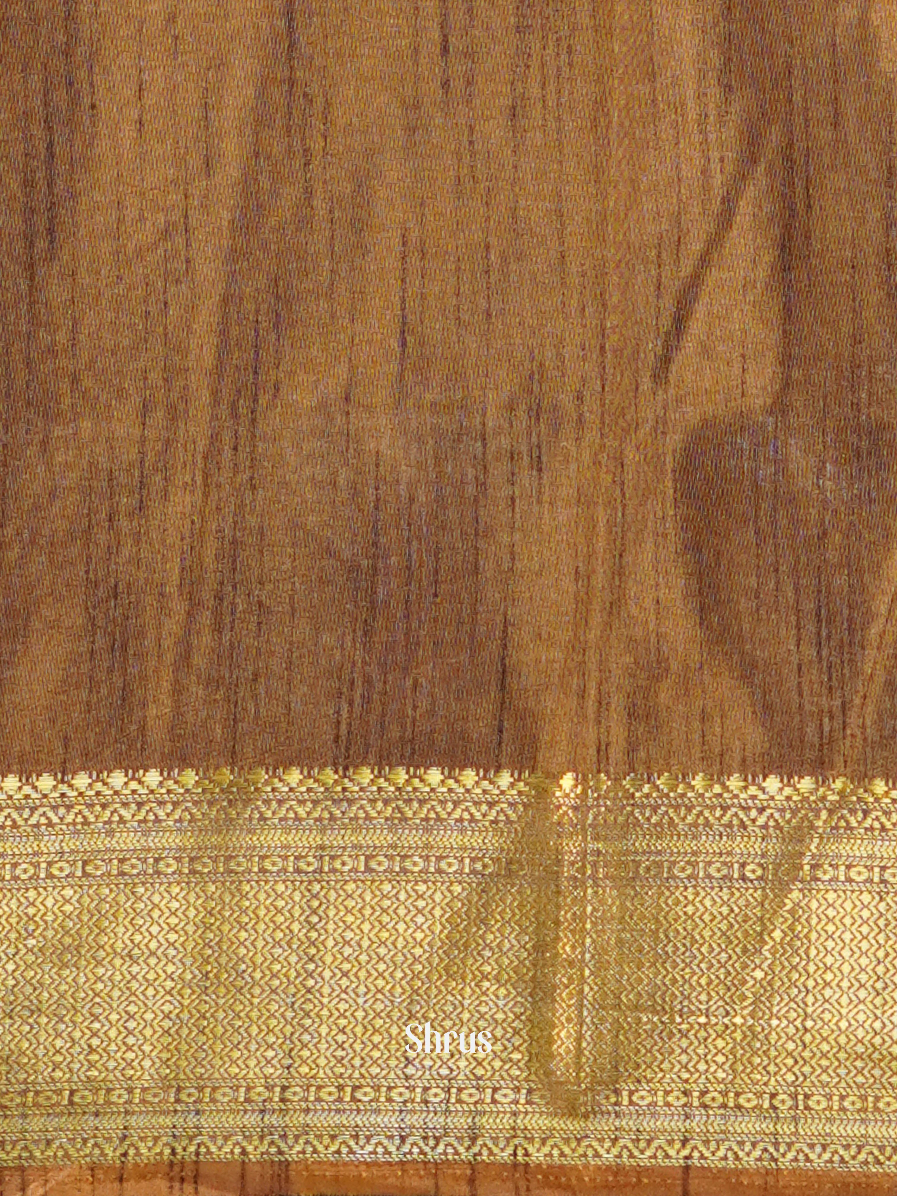 Mustard & Mehandi - Semi Patola Saree - Shop on ShrusEternity.com