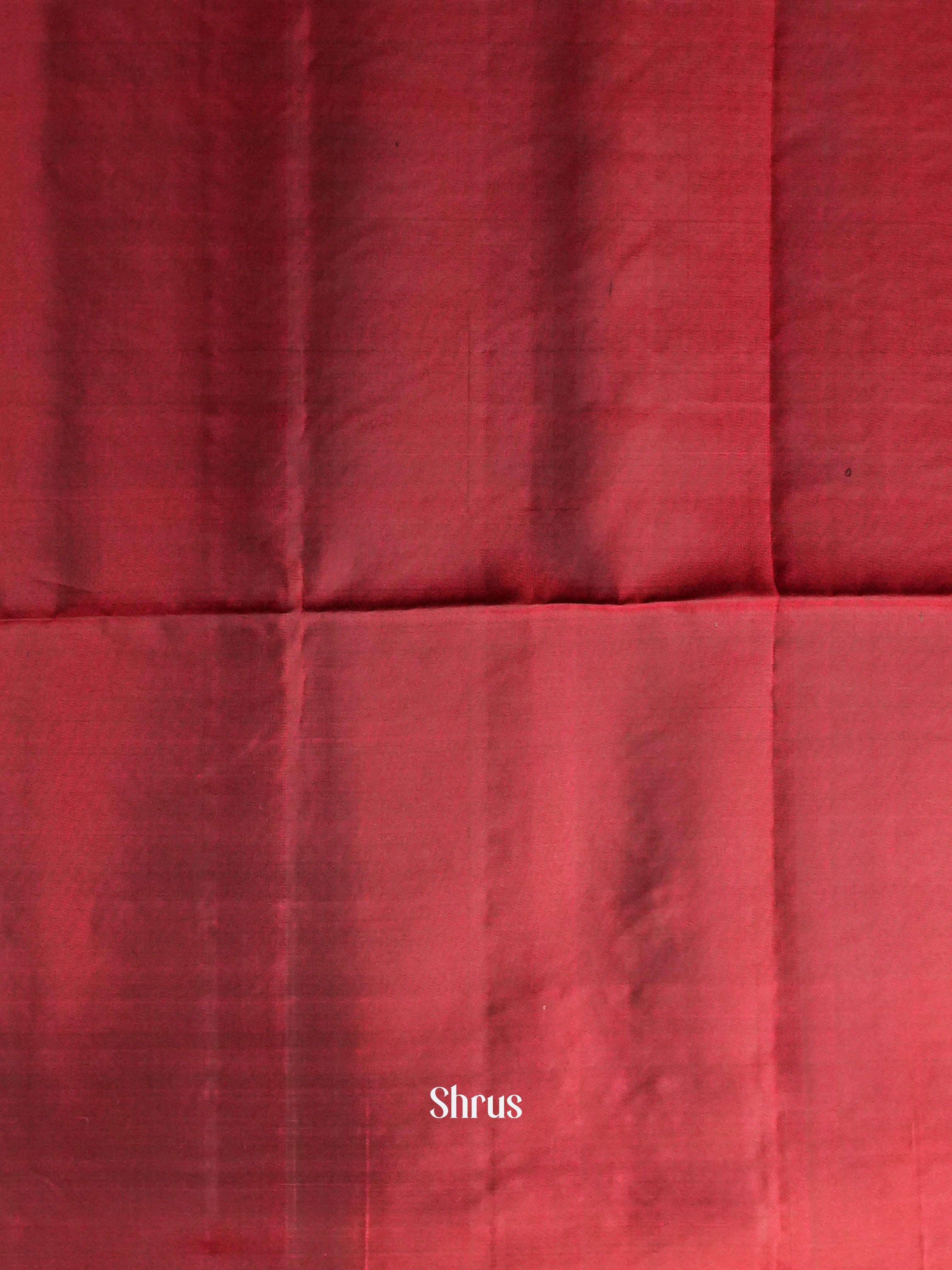 Red & Blue - Softsilk-halfpure Saree - Shop on ShrusEternity.com
