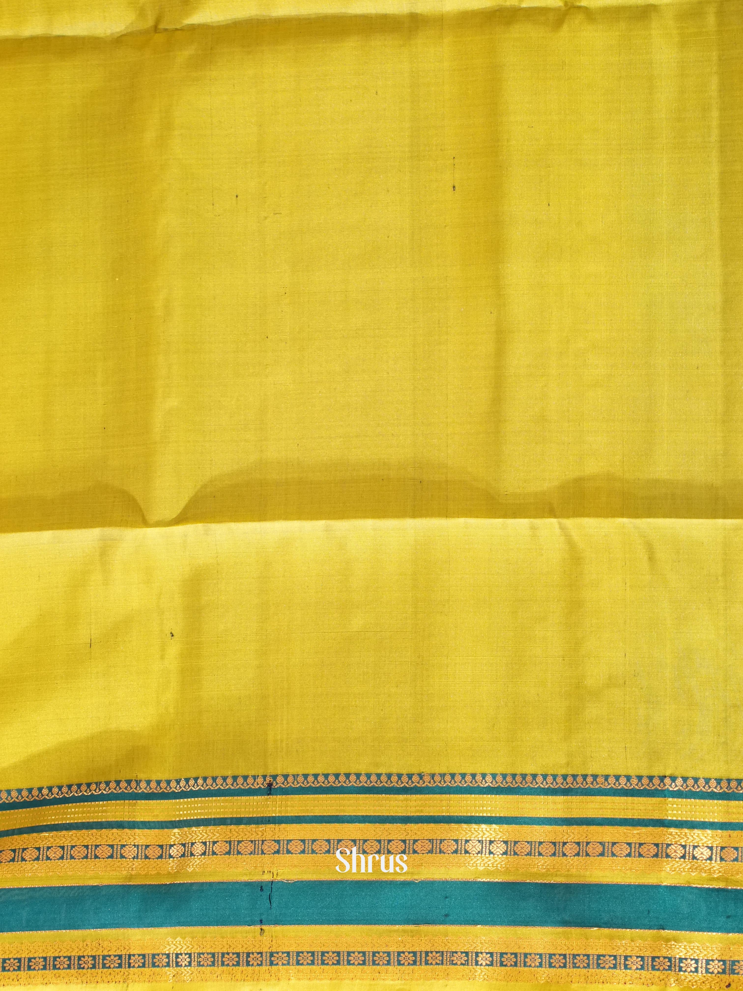 Blue & Green - Soft Silk Saree - Shop on ShrusEternity.com