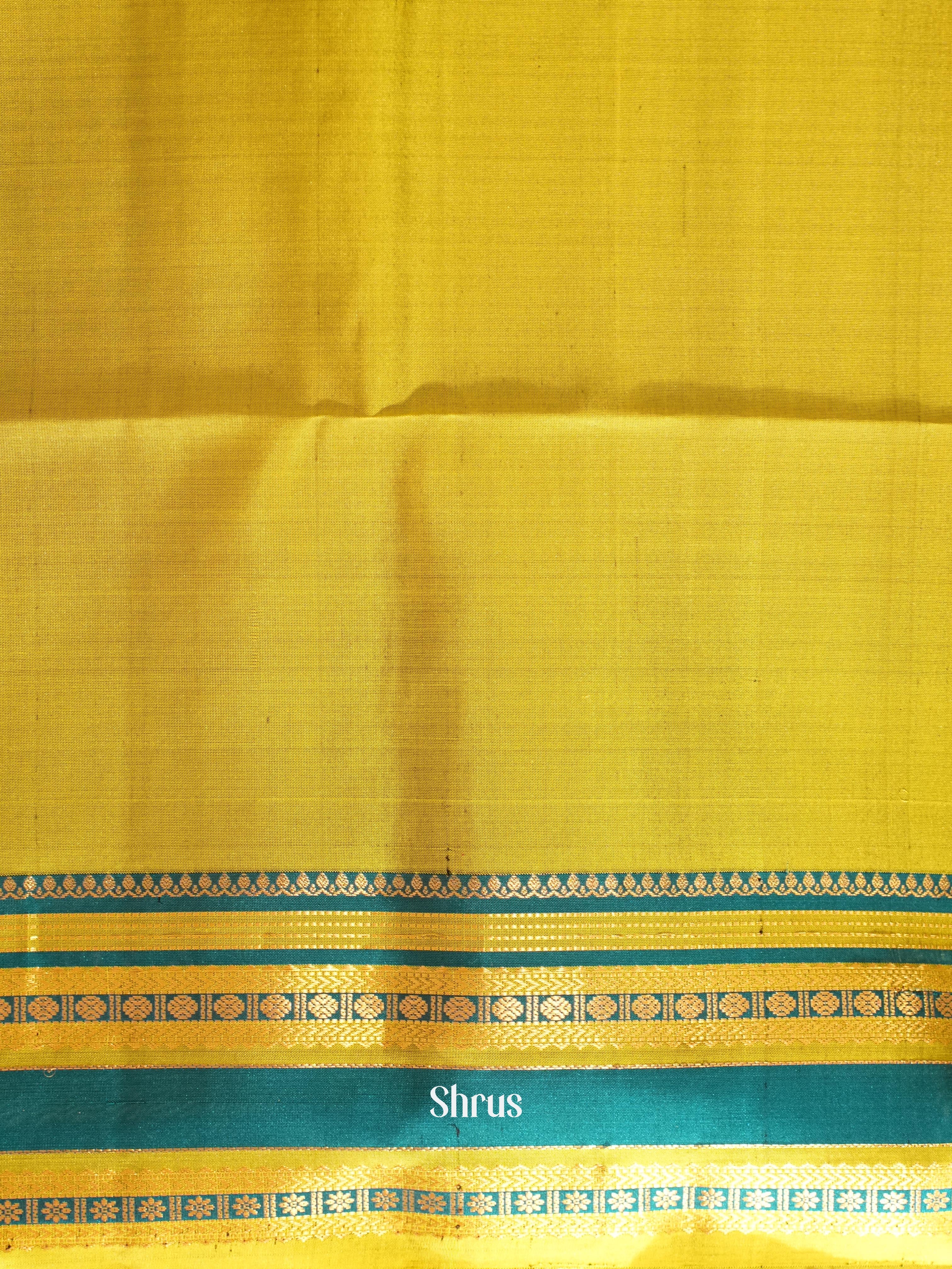 Black & Green - Soft Silk Saree - Shop on ShrusEternity.com